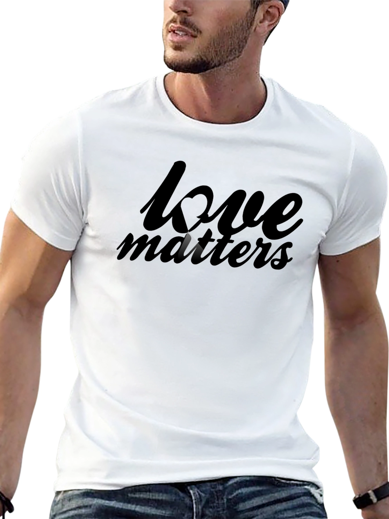 Love Matters Black T-Shirt