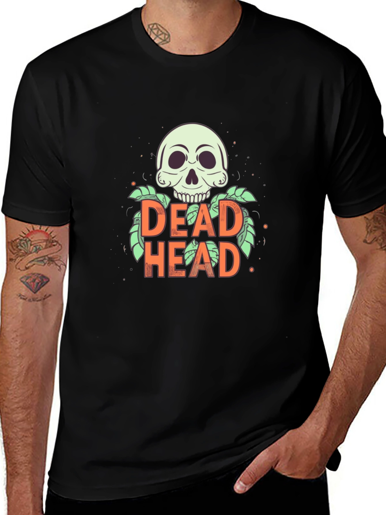 Dead Head Graphic T-Shirt - Black