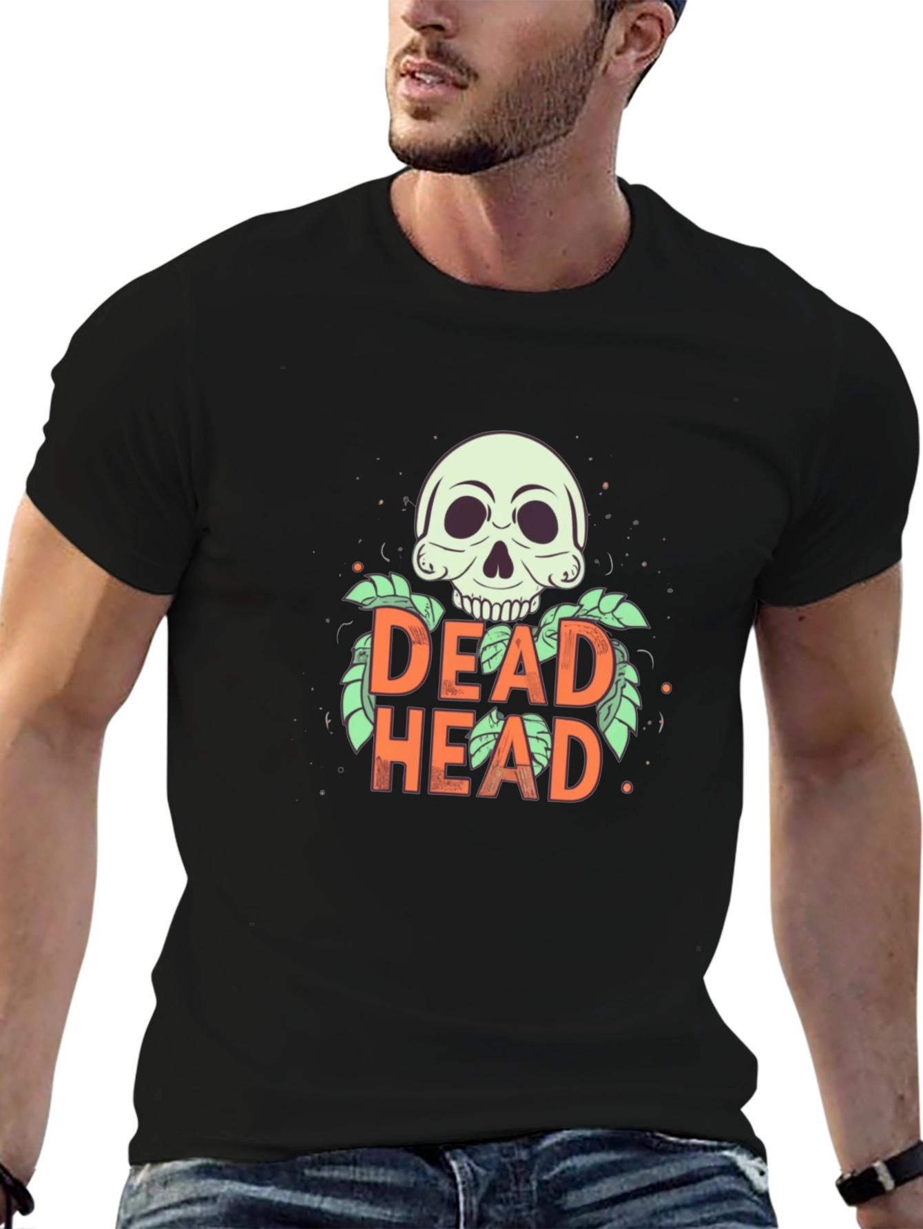 Dead Head Graphic T-Shirt - Black