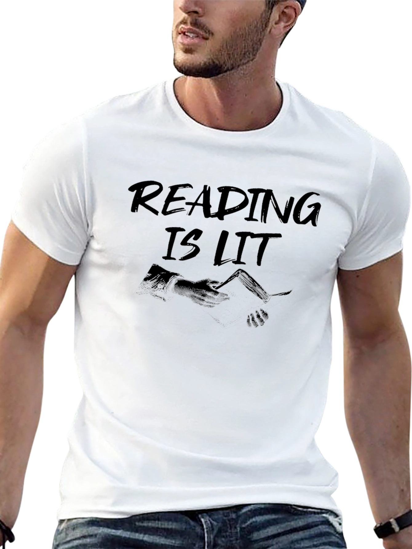 Reading is Lit Black T-Shirt