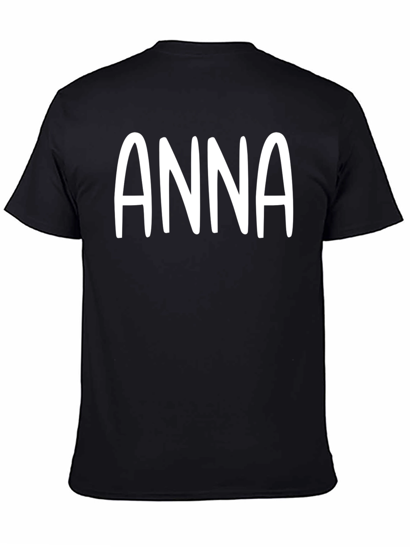 Personalized ANNA Black T-Shirt