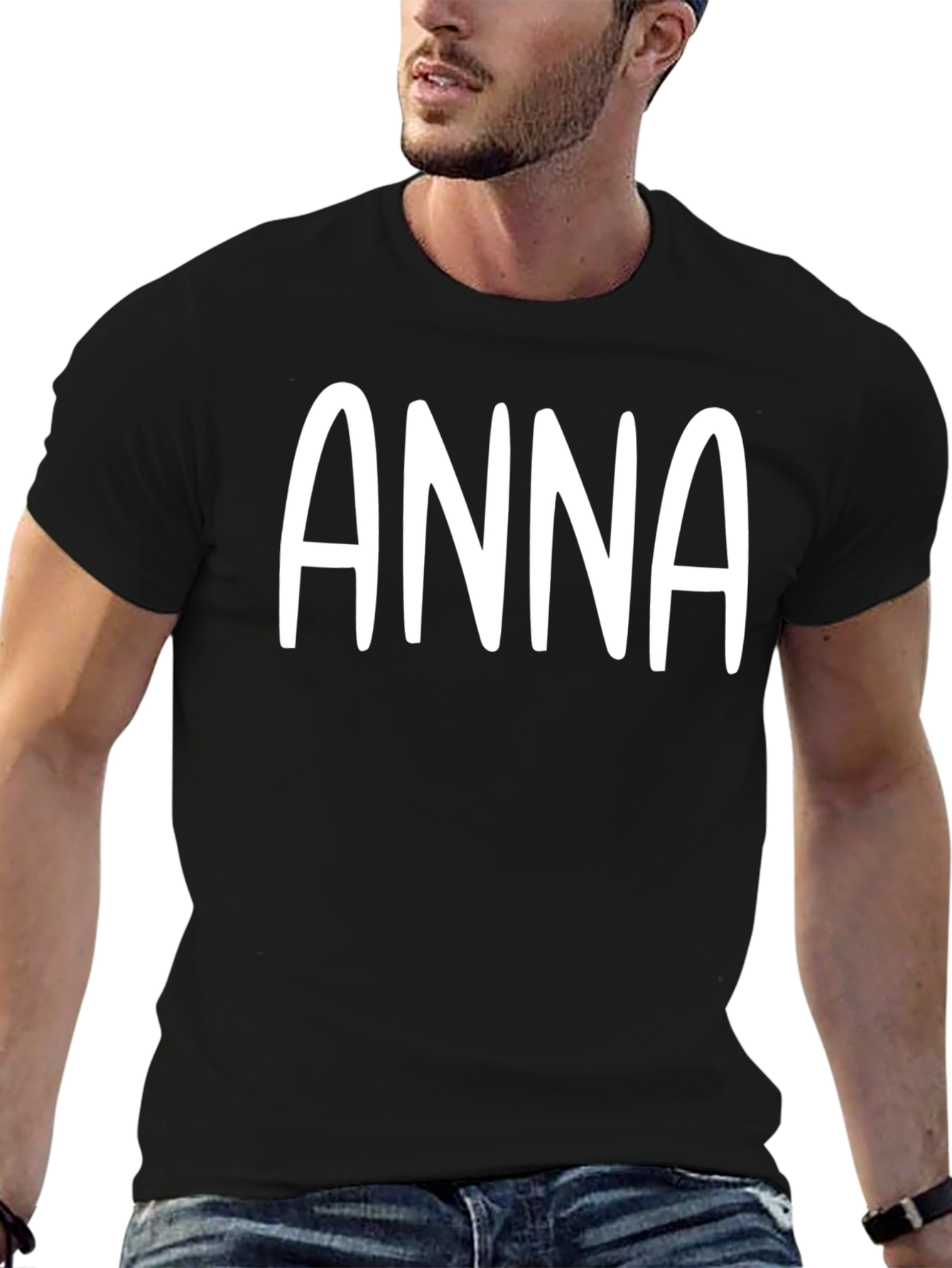 Personalized ANNA Black T-Shirt