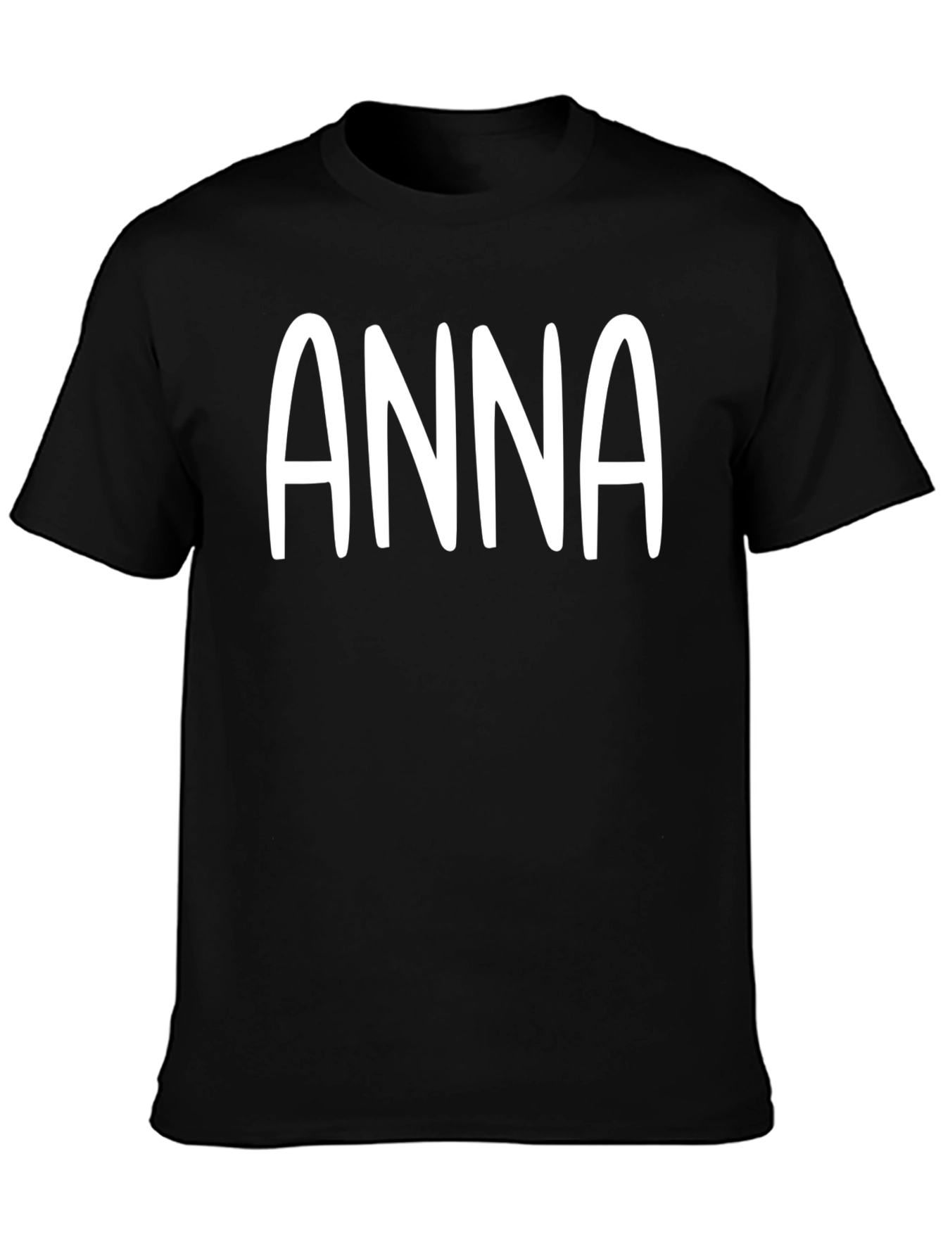 Personalized ANNA Black T-Shirt