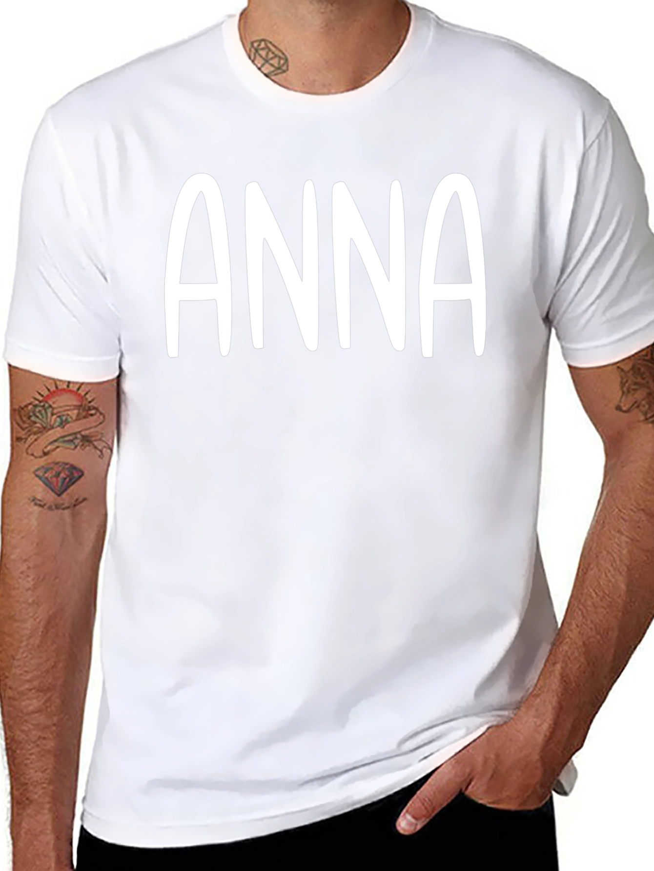 Personalized ANNA Black T-Shirt