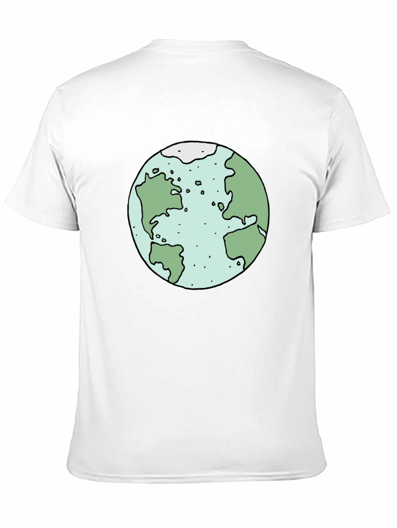 Earth Graphic Tee - Soft Cotton Black