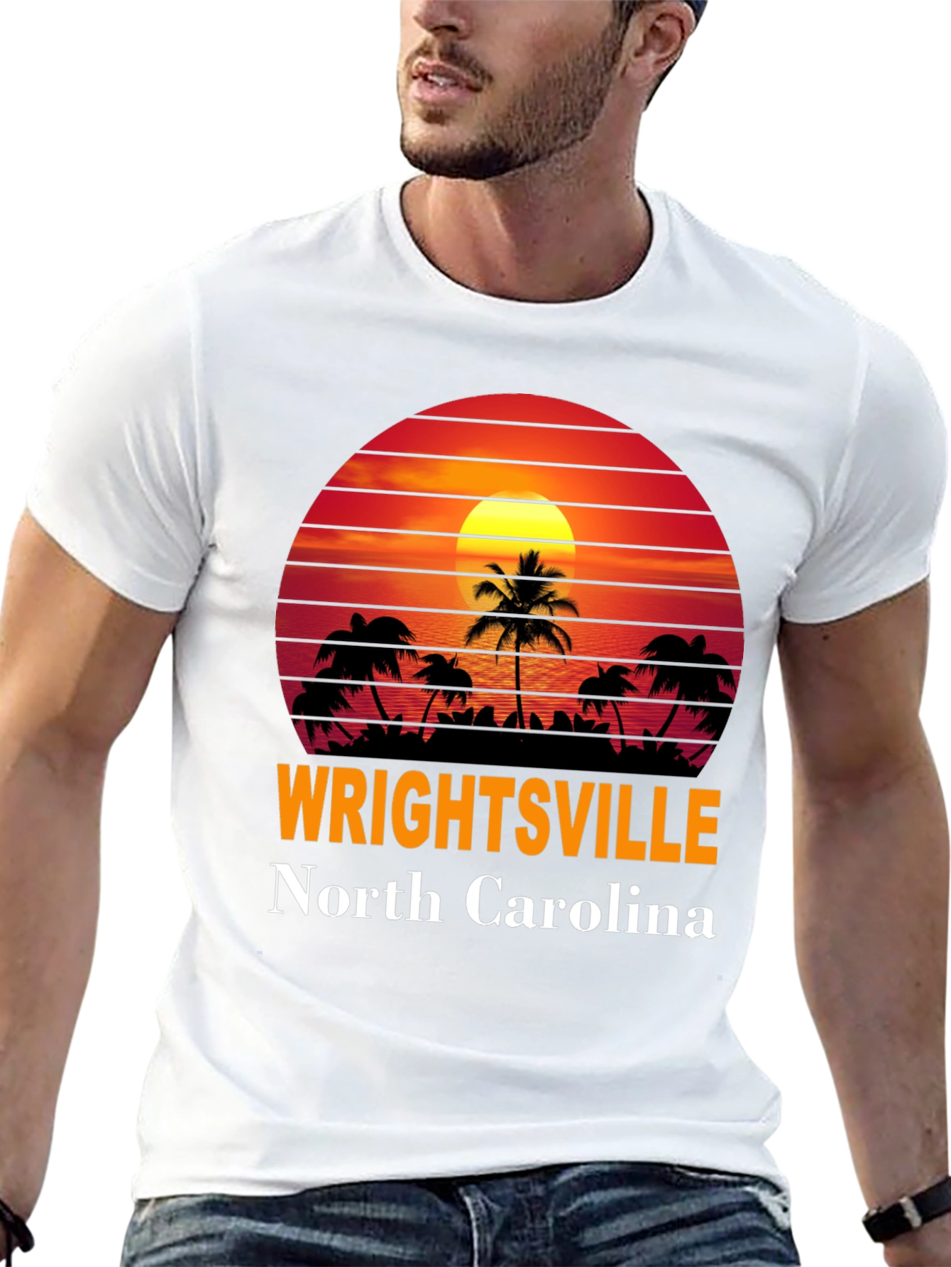 Wrightsville Beach Sunset Graphic Tee