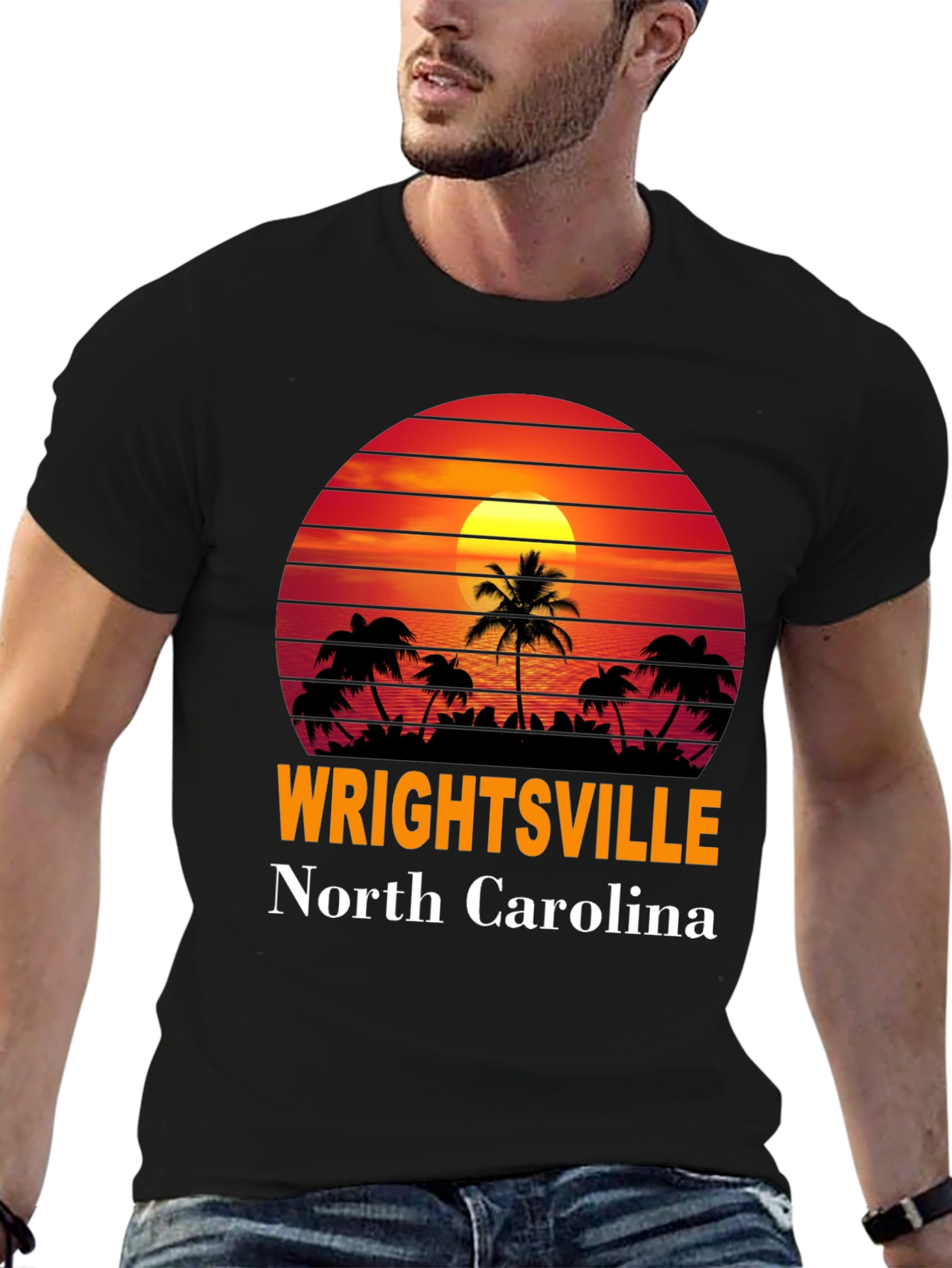 Wrightsville Beach Sunset Graphic Tee