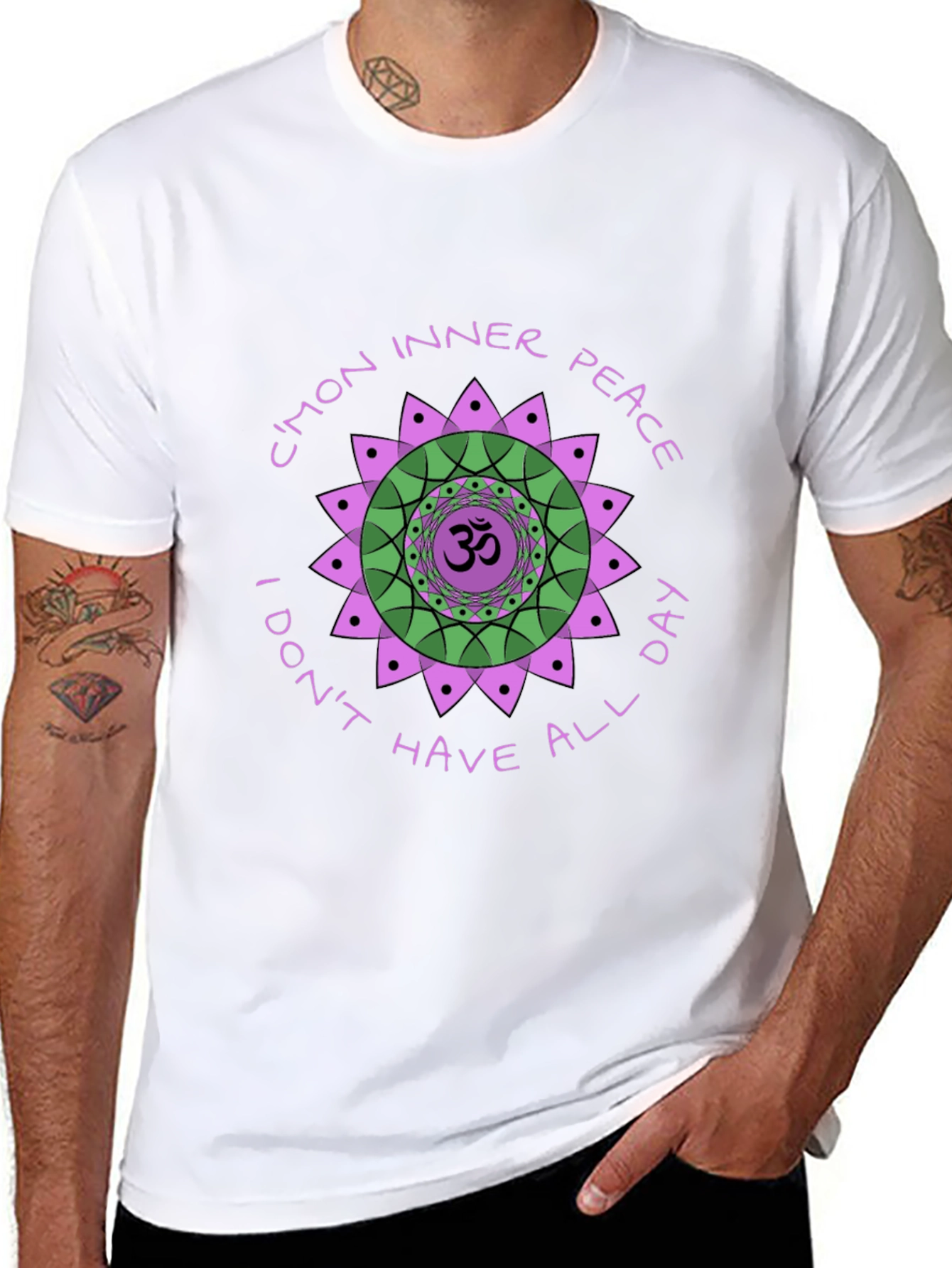 Inner Peace Graphic Tee - Black T-Shirt