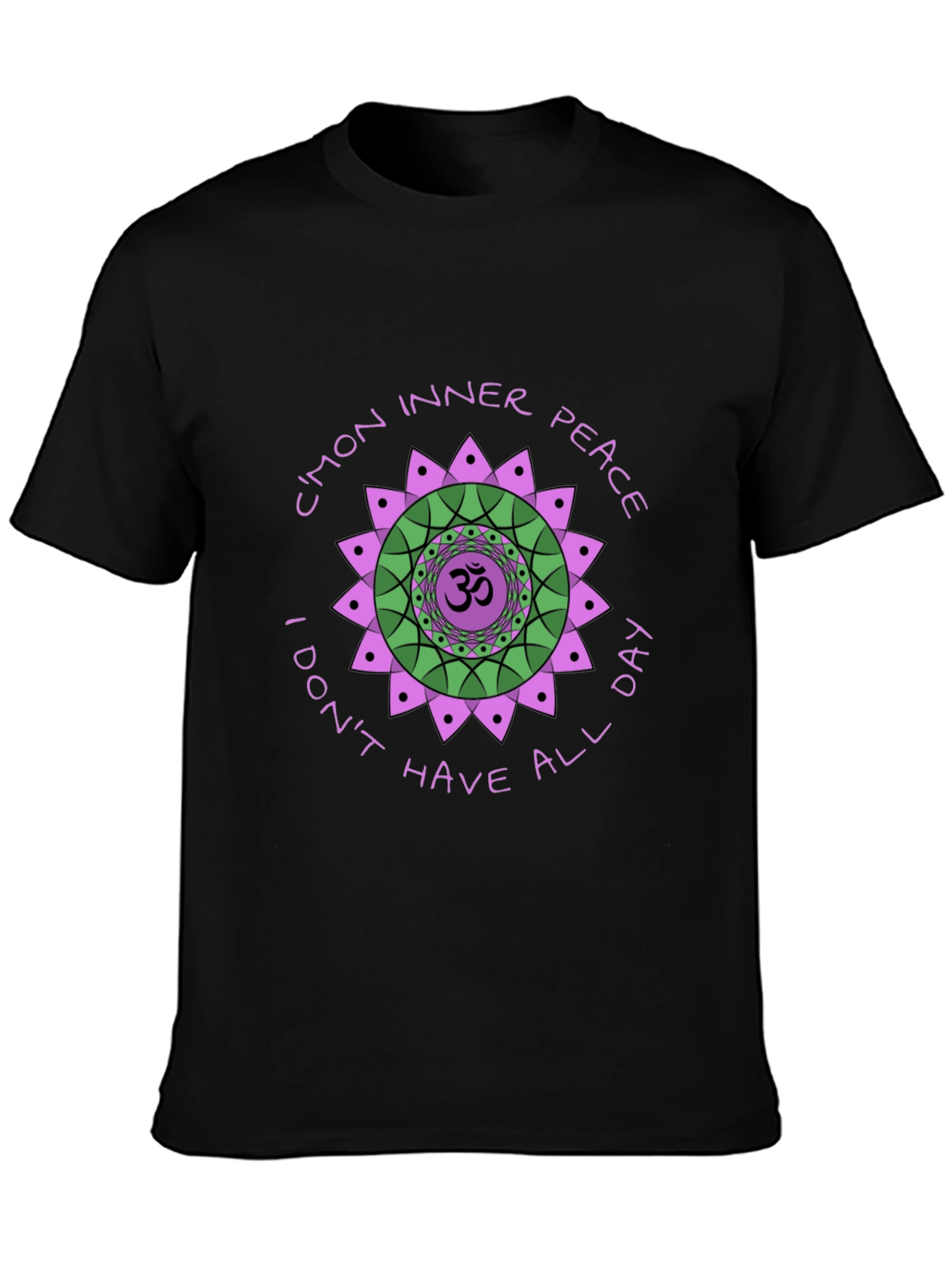 Inner Peace Graphic Tee - Black T-Shirt