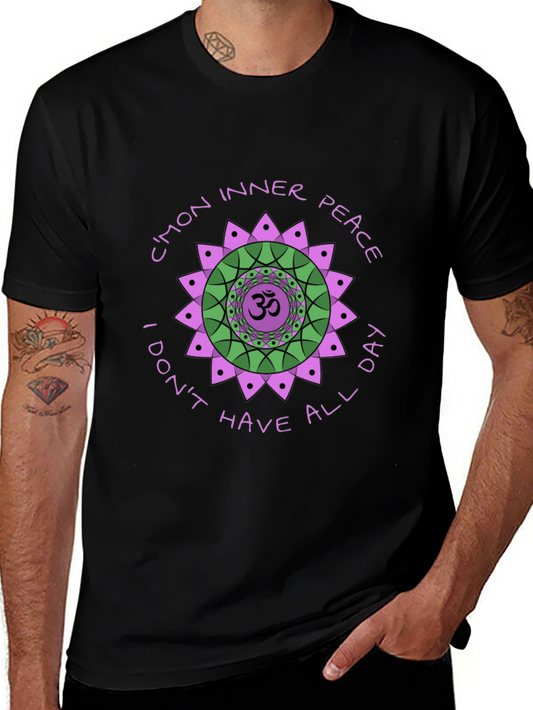 Inner Peace Graphic Tee - Black T-Shirt