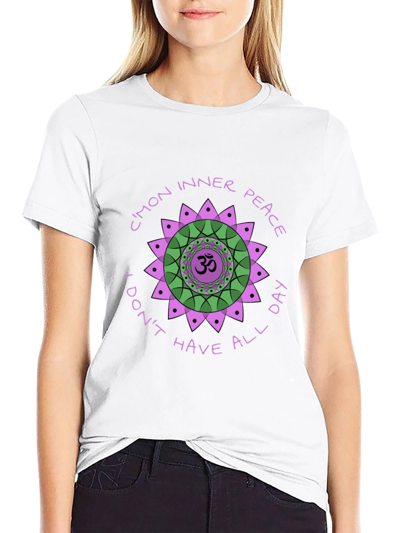 Inner Peace Graphic Tee - Black T-Shirt