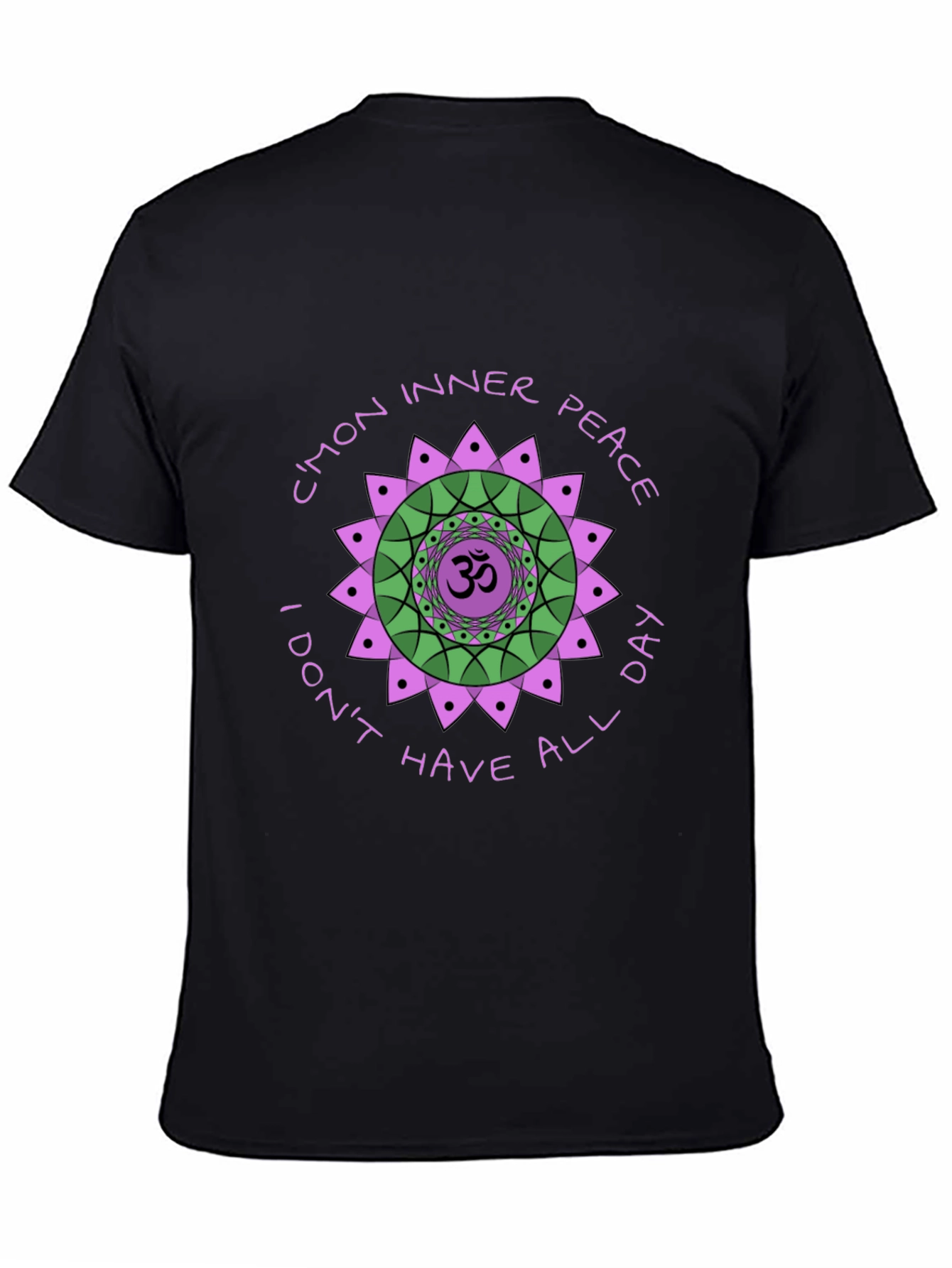 Inner Peace Graphic Tee - Black T-Shirt