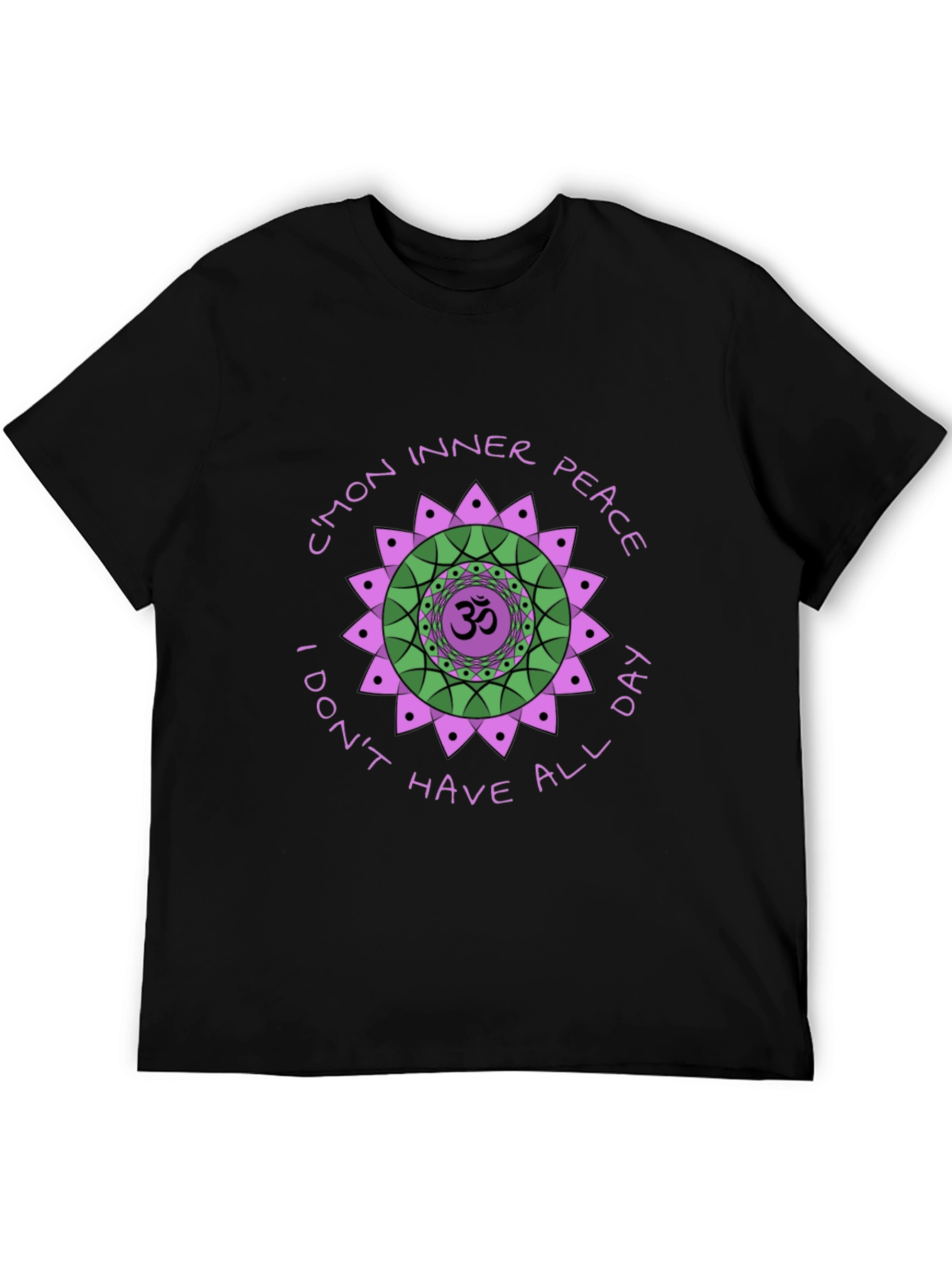 Inner Peace Graphic Tee - Black T-Shirt