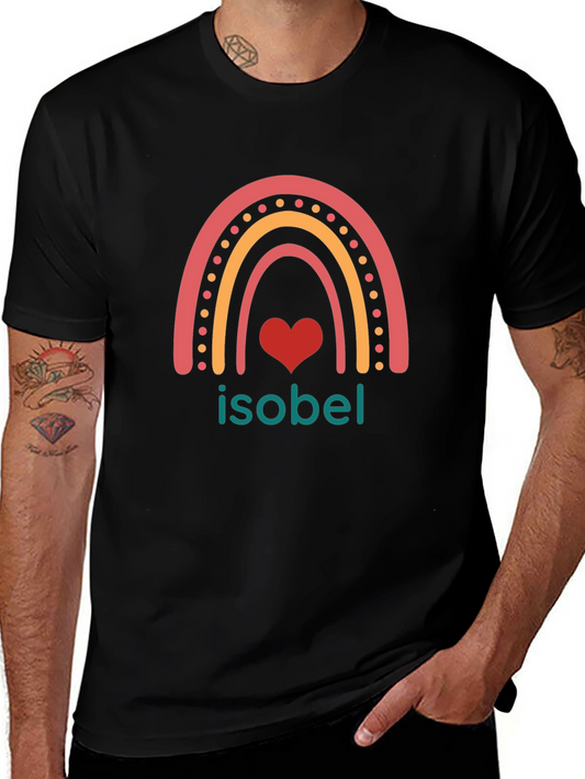 Isobel Rainbow Heart Graphic Tee - Stylish & Unique
