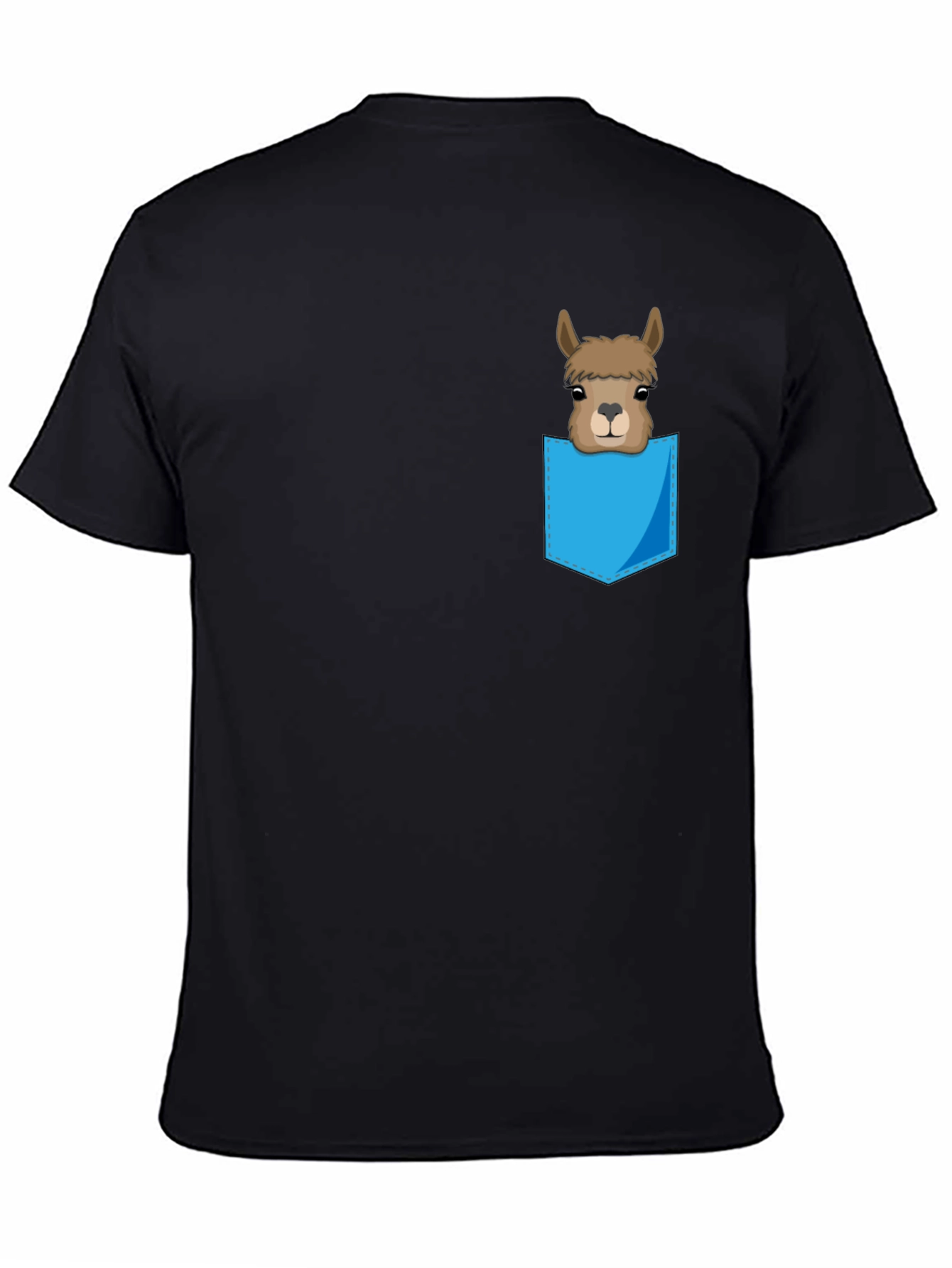 Llama Pocket Tee - Fun Graphic T-Shirt
