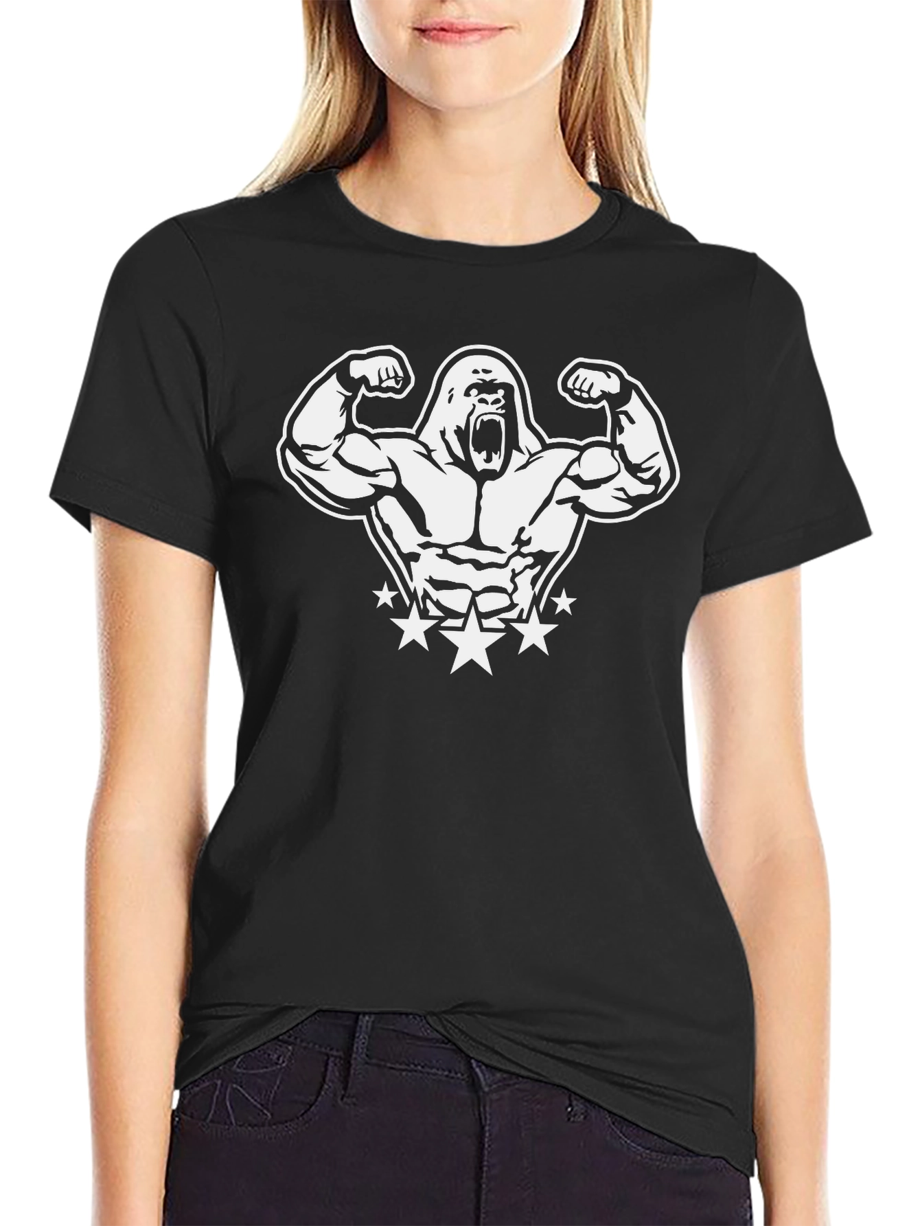 Gorilla Gym T-Shirt - Black