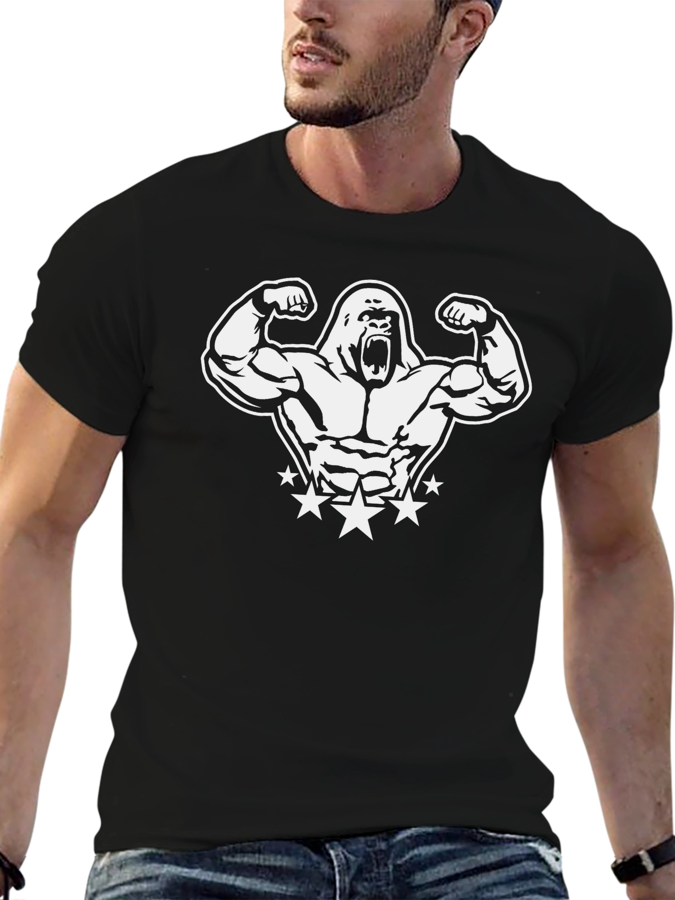 Gorilla Gym T-Shirt - Black