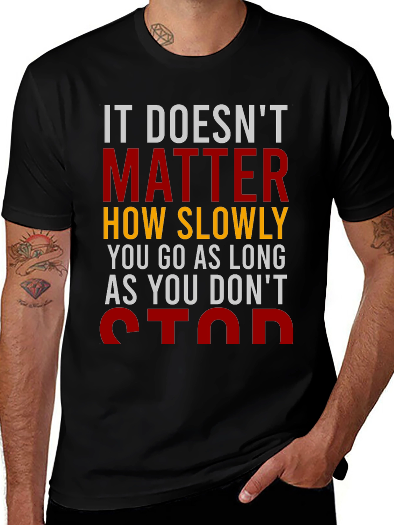 Motivational T-Shirt: Dont Stop!