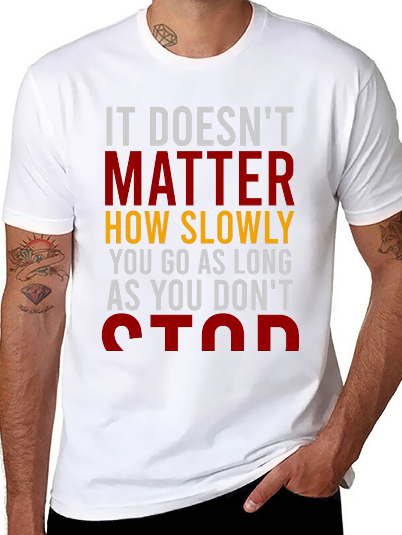 Motivational T-Shirt: Dont Stop!