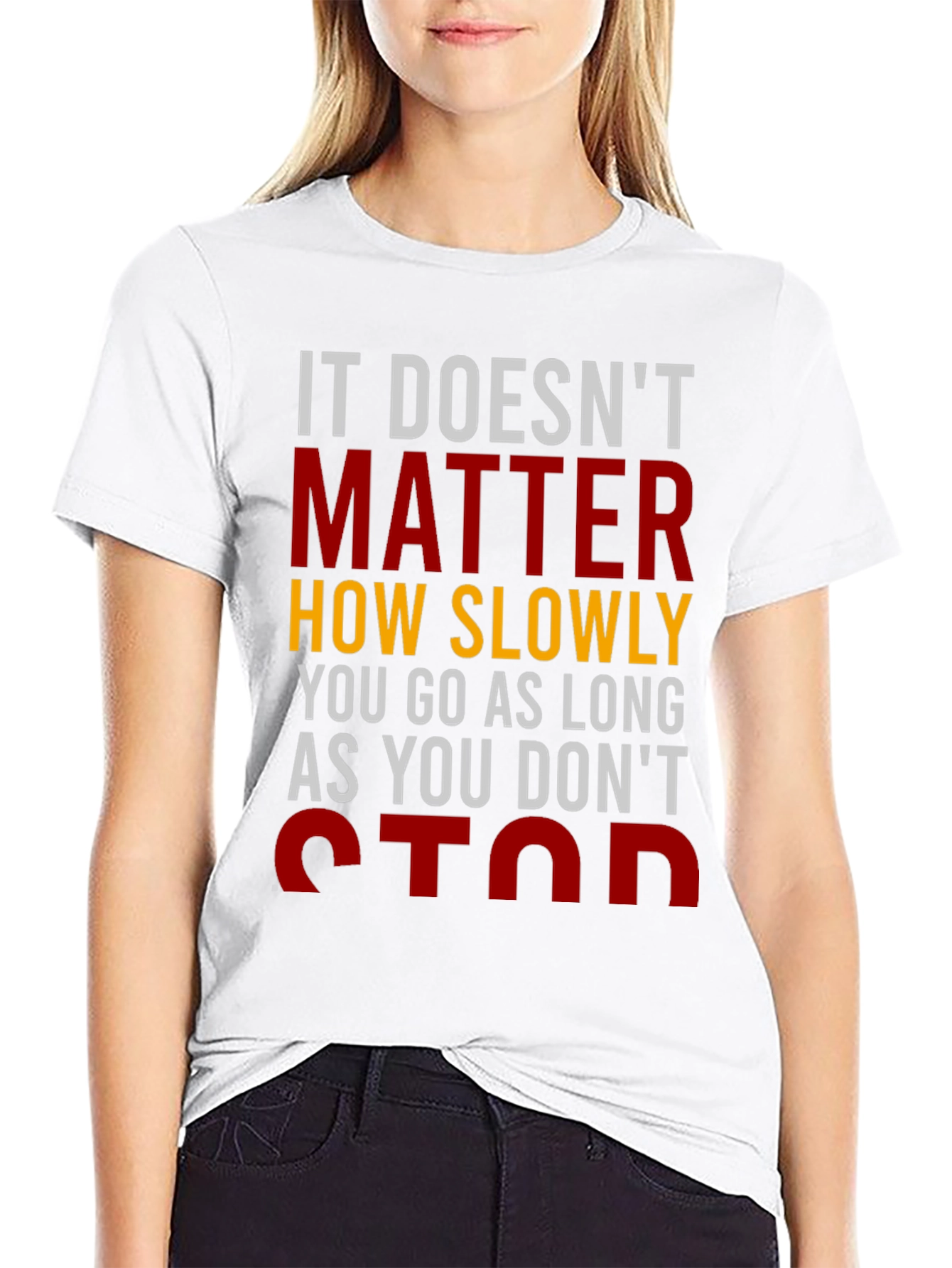 Motivational T-Shirt: Dont Stop!