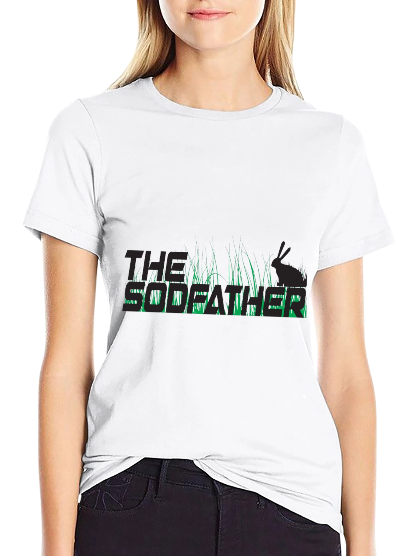The Godfather Rabbit T-Shirt - Black