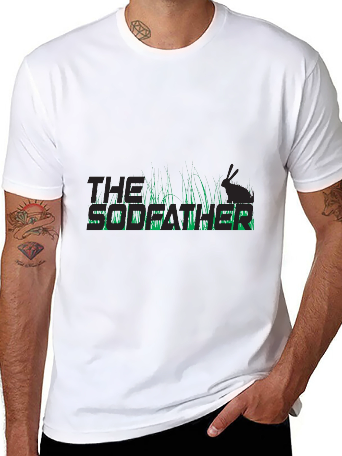 The Godfather Rabbit T-Shirt - Black
