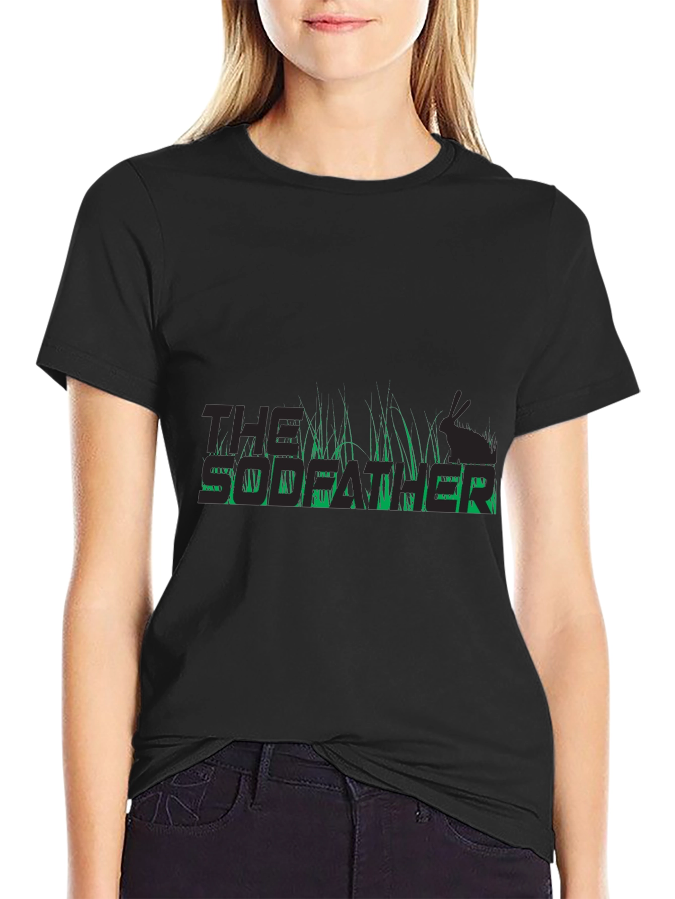 The Godfather Rabbit T-Shirt - Black