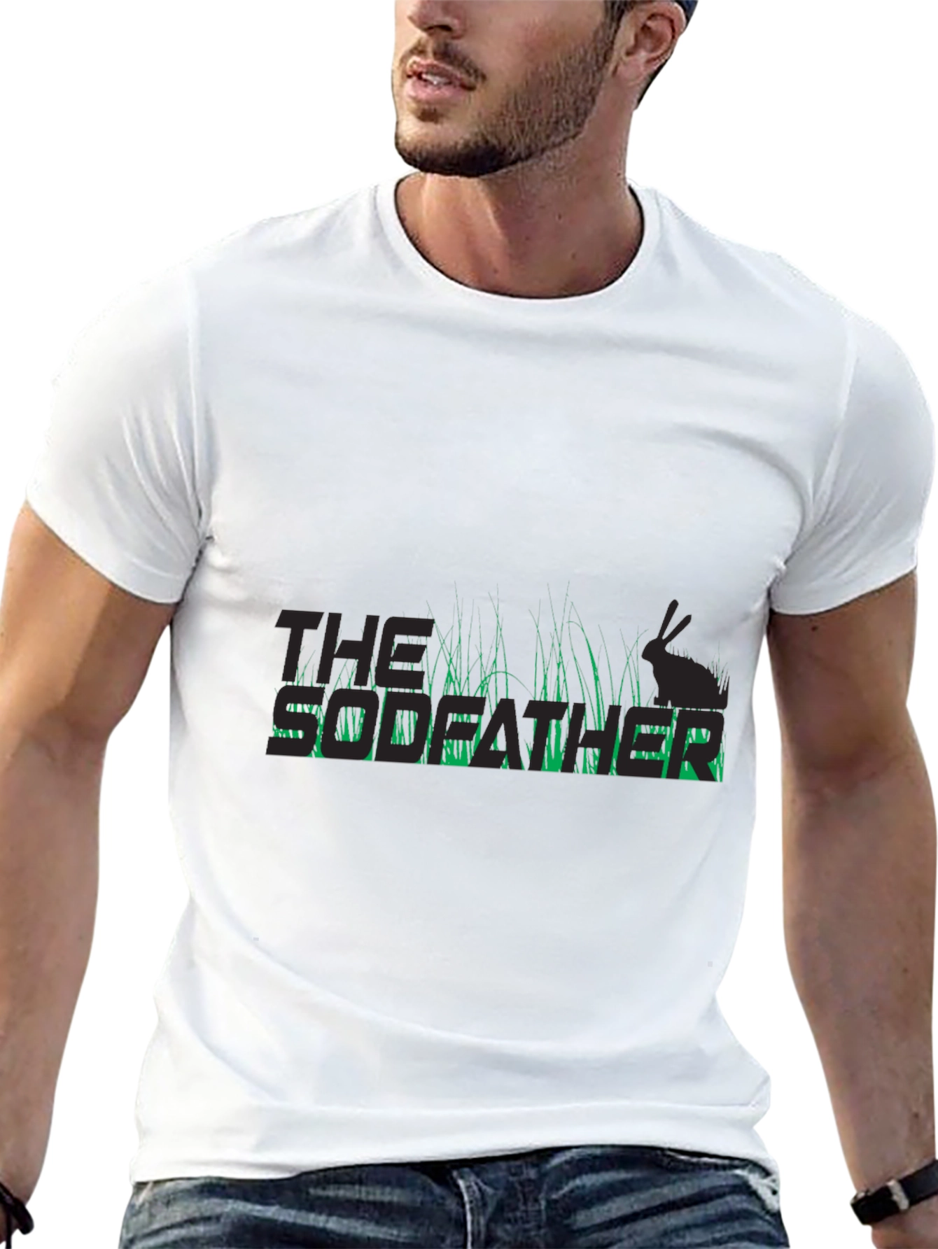 The Godfather Rabbit T-Shirt - Black