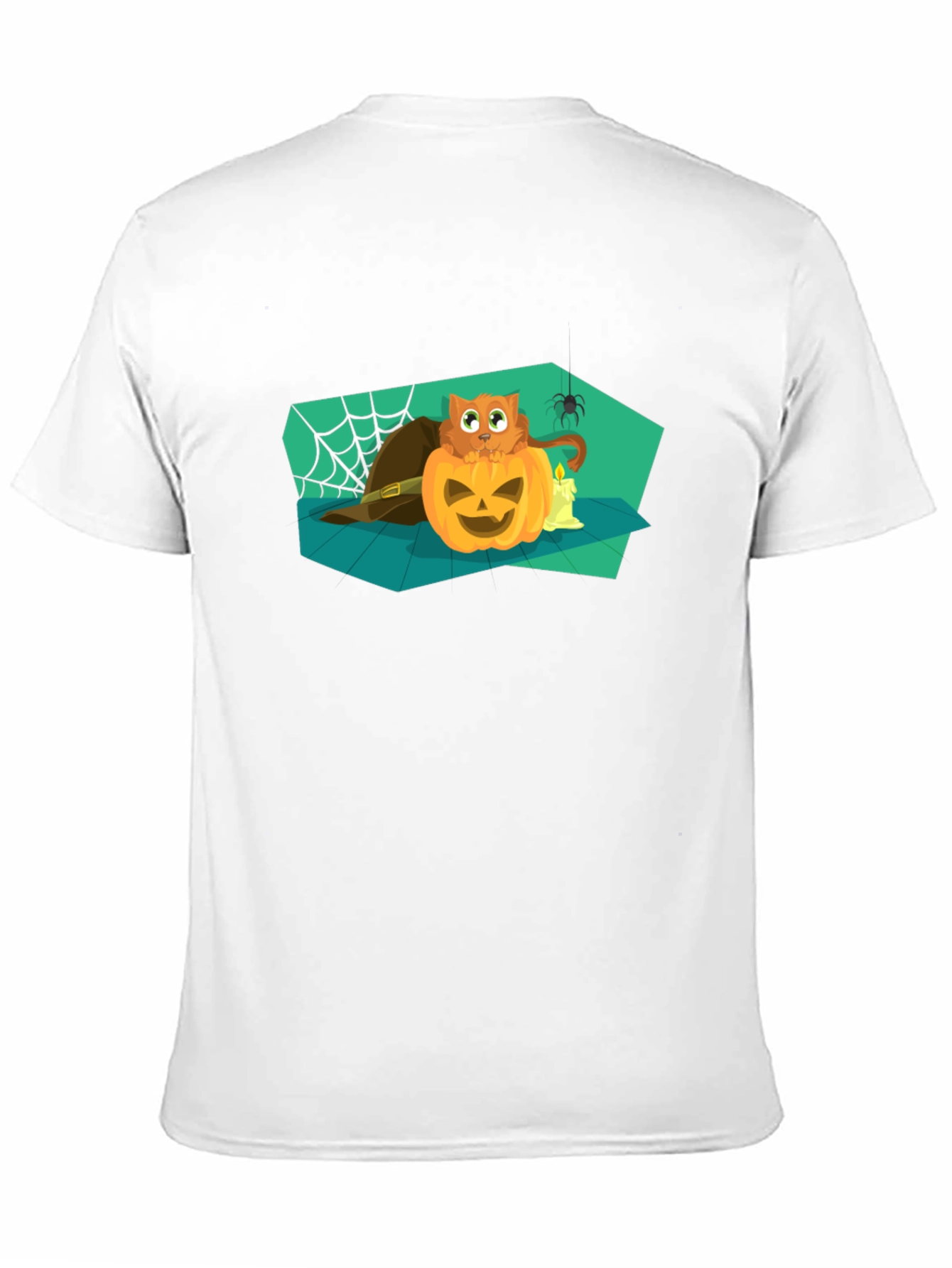 Halloween Cat Pumpkin T-Shirt