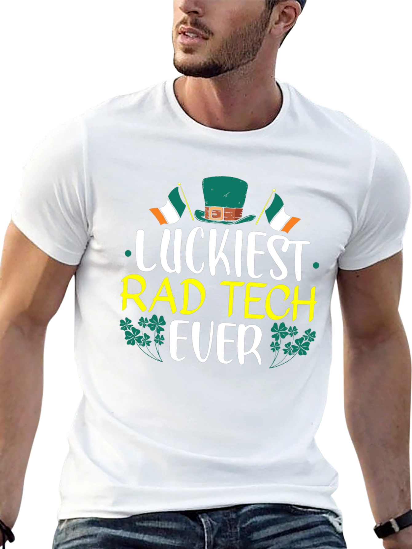 Luckiest Rad Tech Ever St. Patricks Day T-Shirt