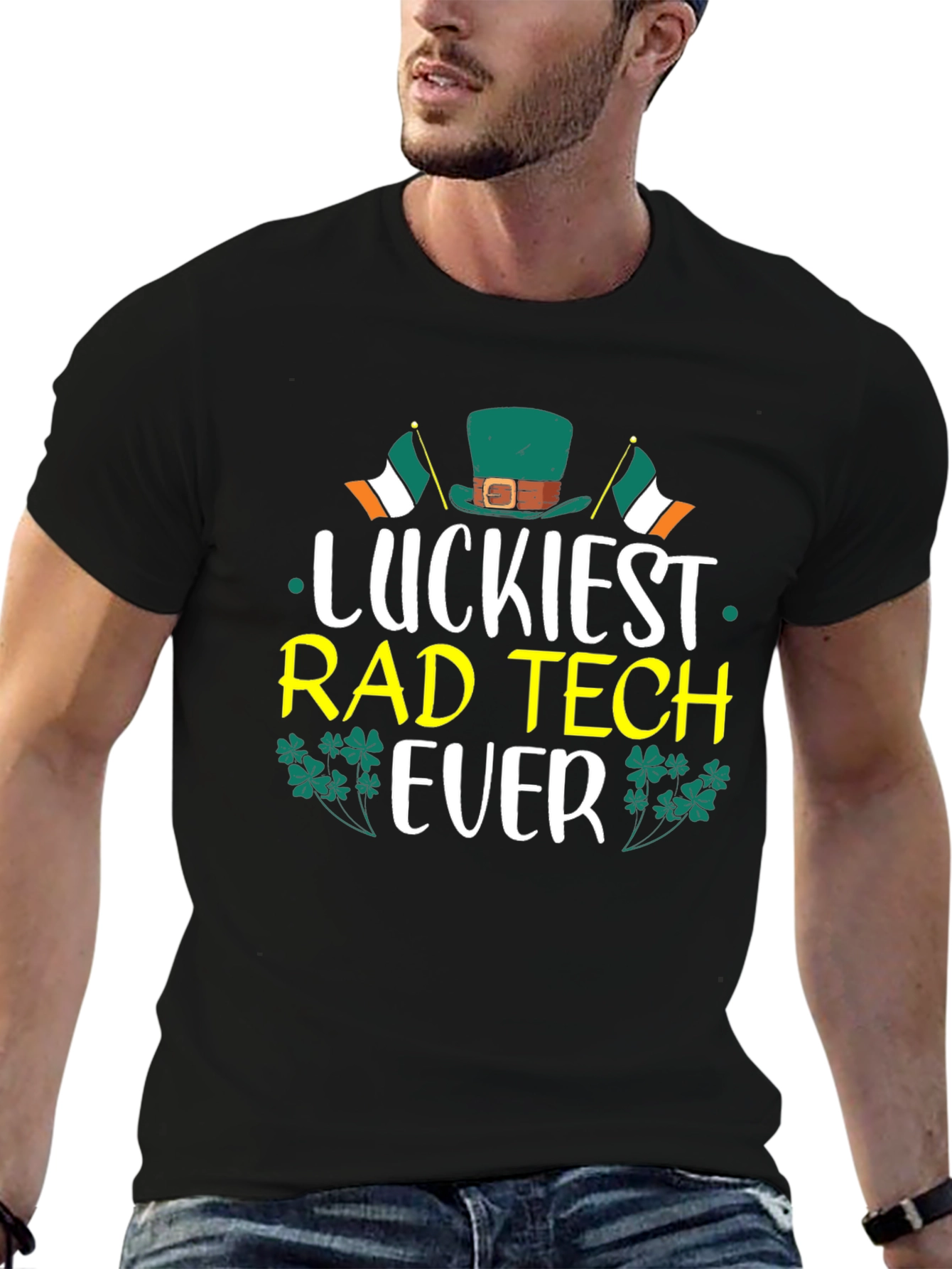 Luckiest Rad Tech Ever St. Patricks Day T-Shirt