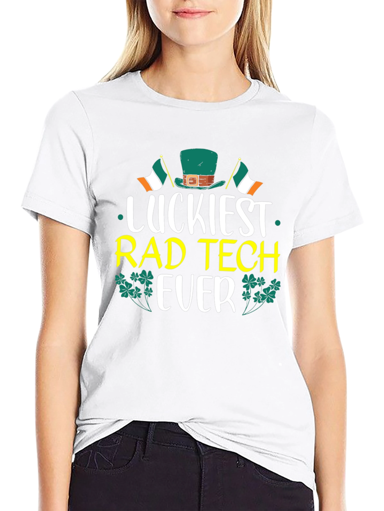 Luckiest Rad Tech Ever St. Patricks Day T-Shirt