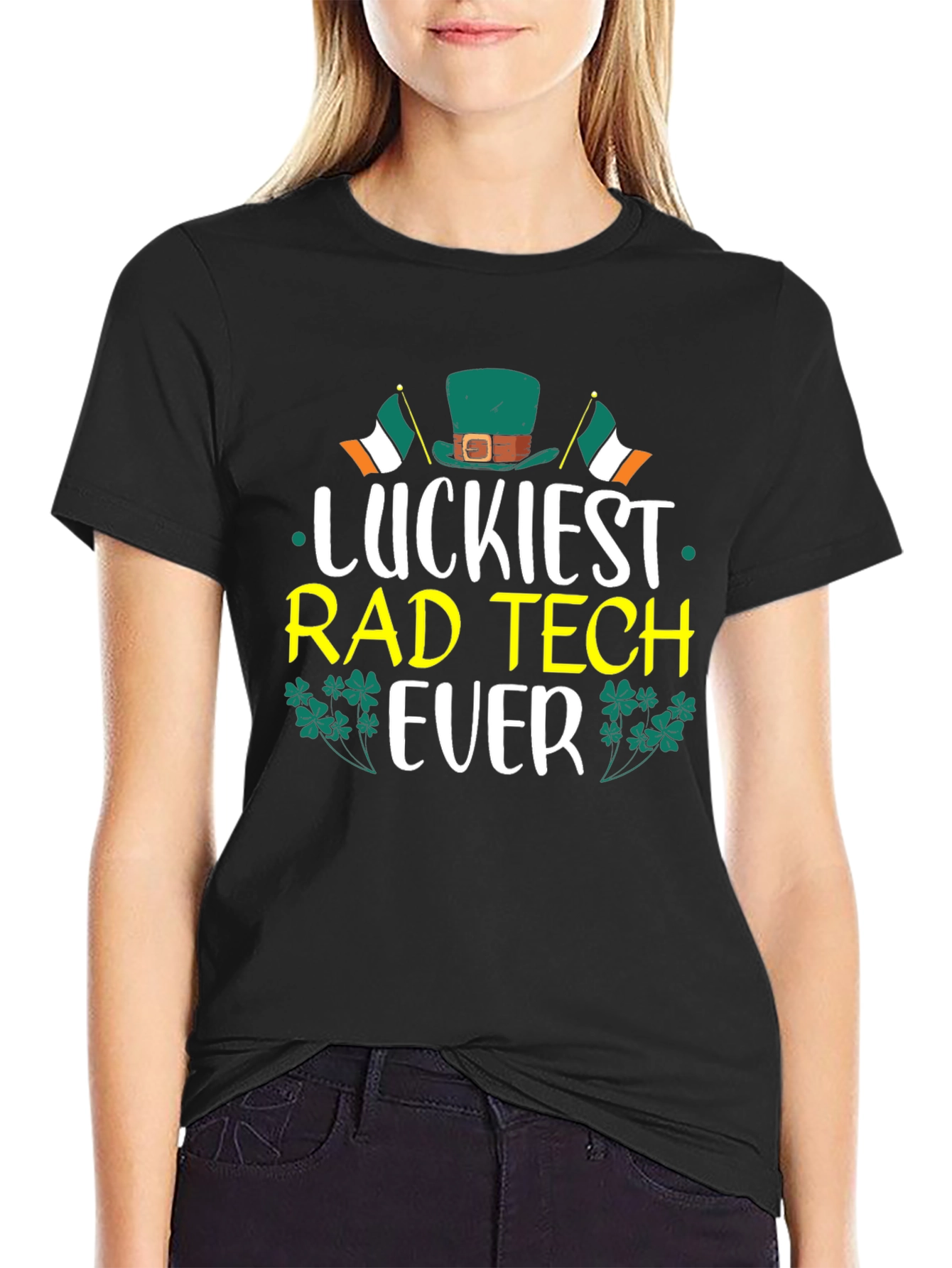 Luckiest Rad Tech Ever St. Patricks Day T-Shirt
