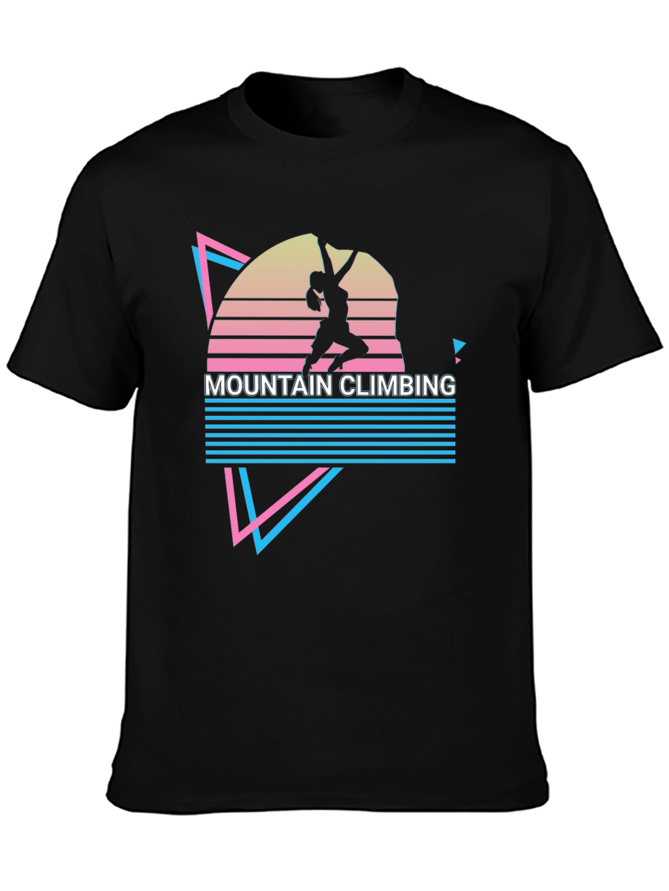 Mountain Climbing Retro T-Shirt