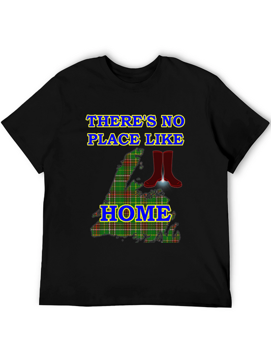 Nova Scotia Plaid Theres No Place Like Home T-Shirt