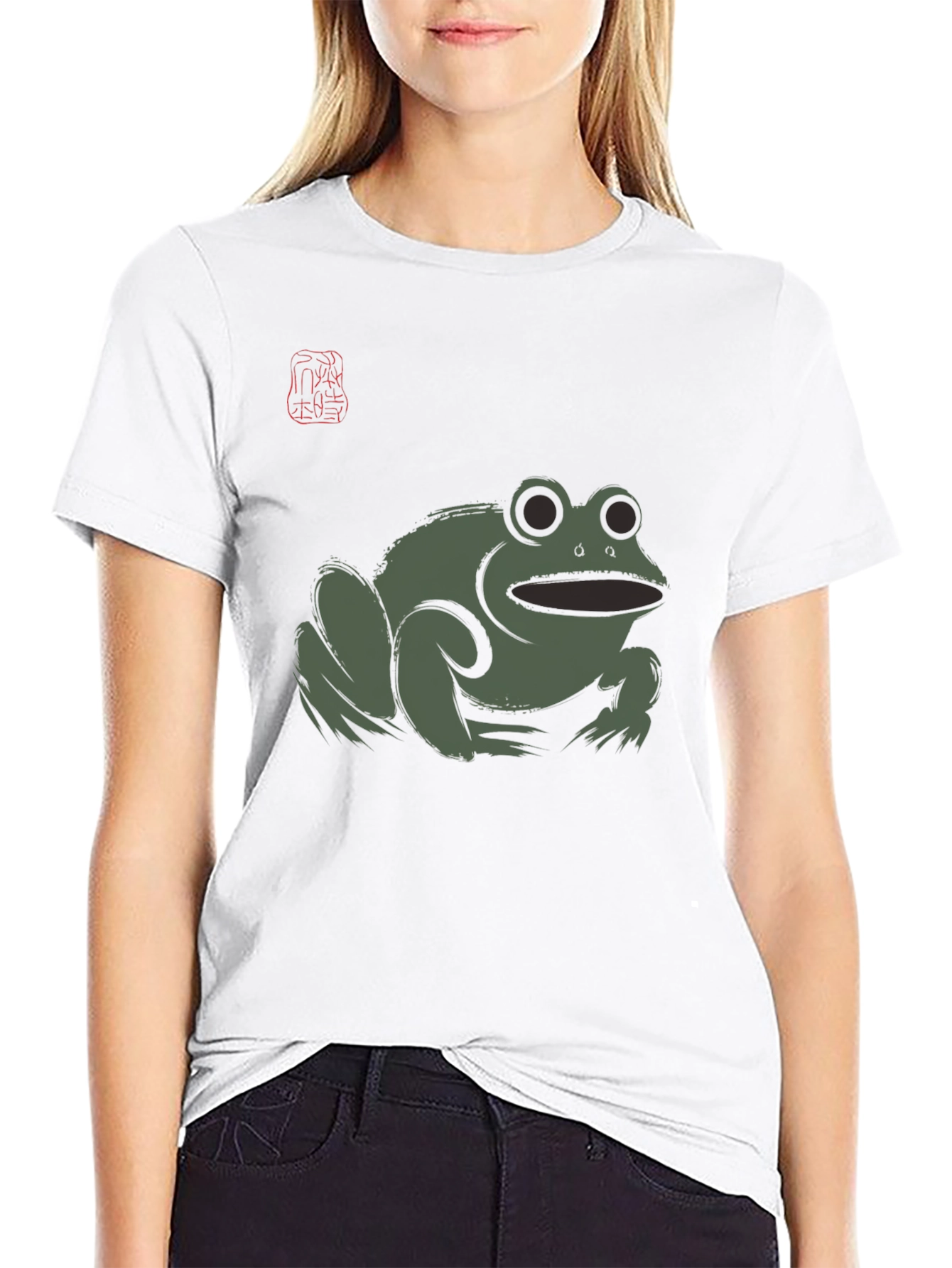Frog Graphic Black T-Shirt - Mens