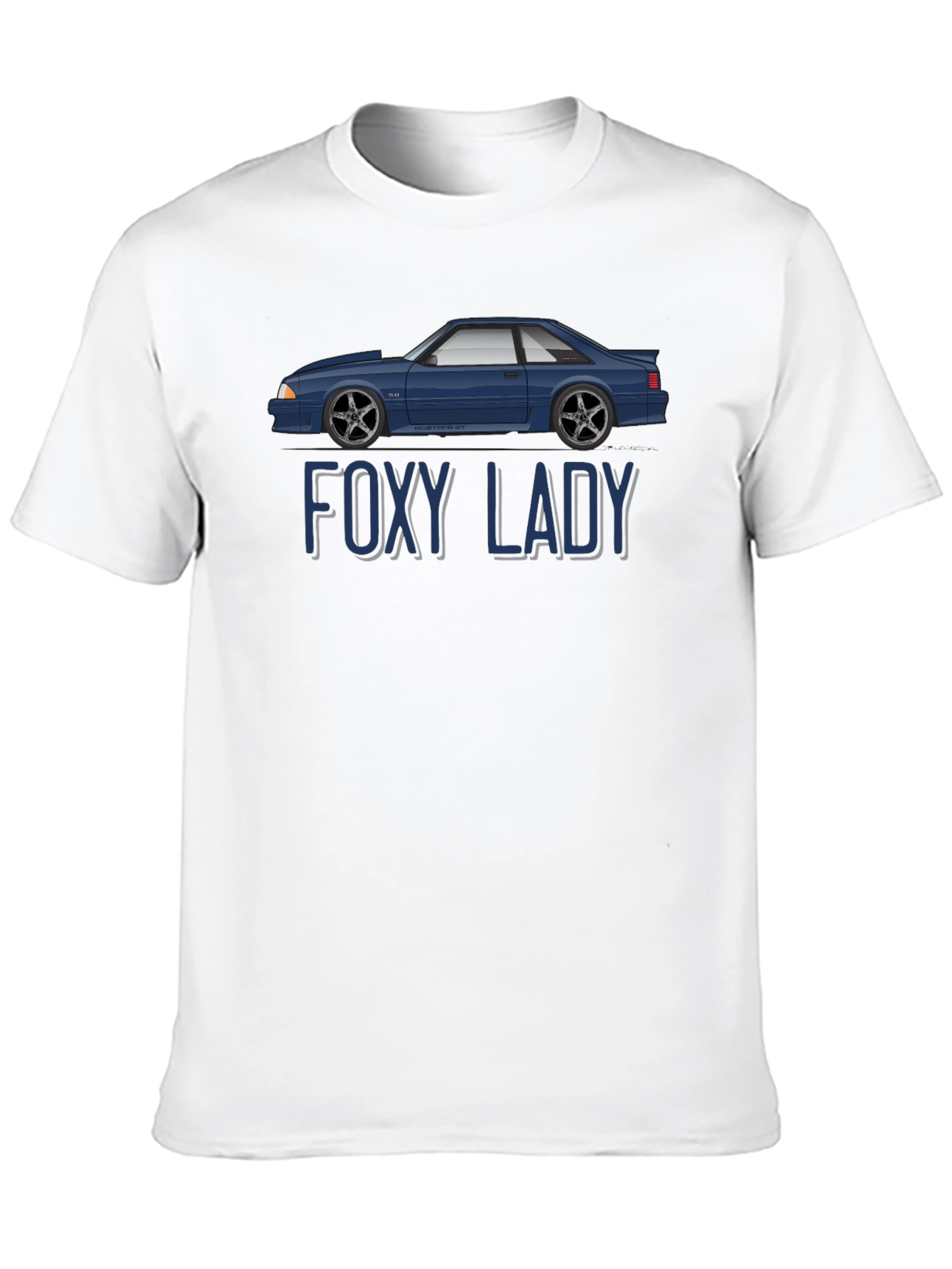 Foxy Lady Car Graphic T-Shirt