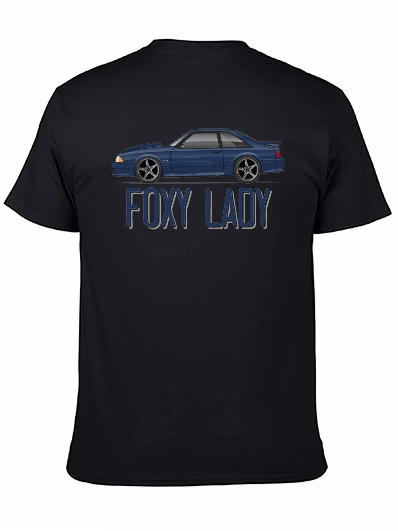 Foxy Lady Car Graphic T-Shirt