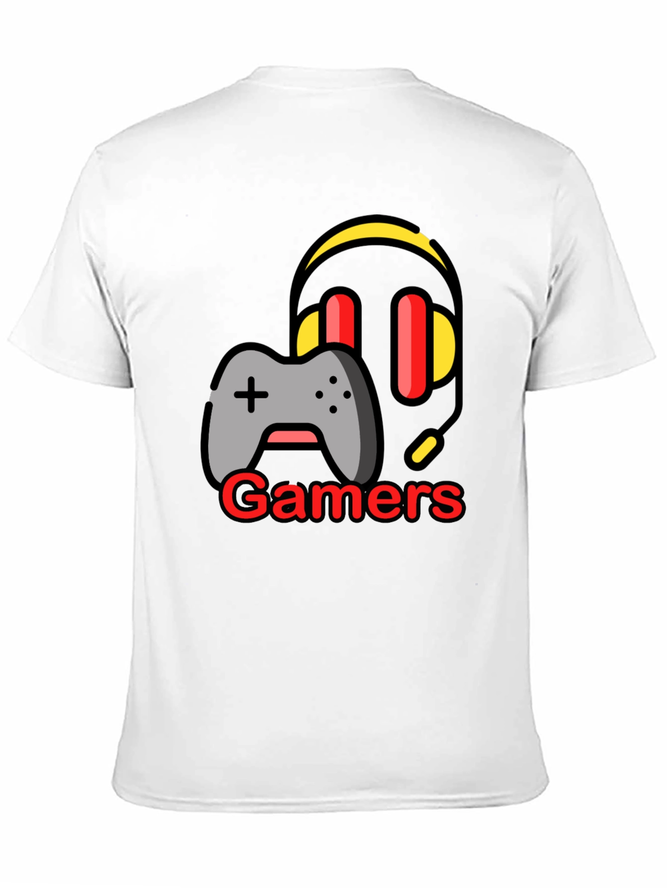 Gamers Graphic T-Shirt - Black Cotton Tee