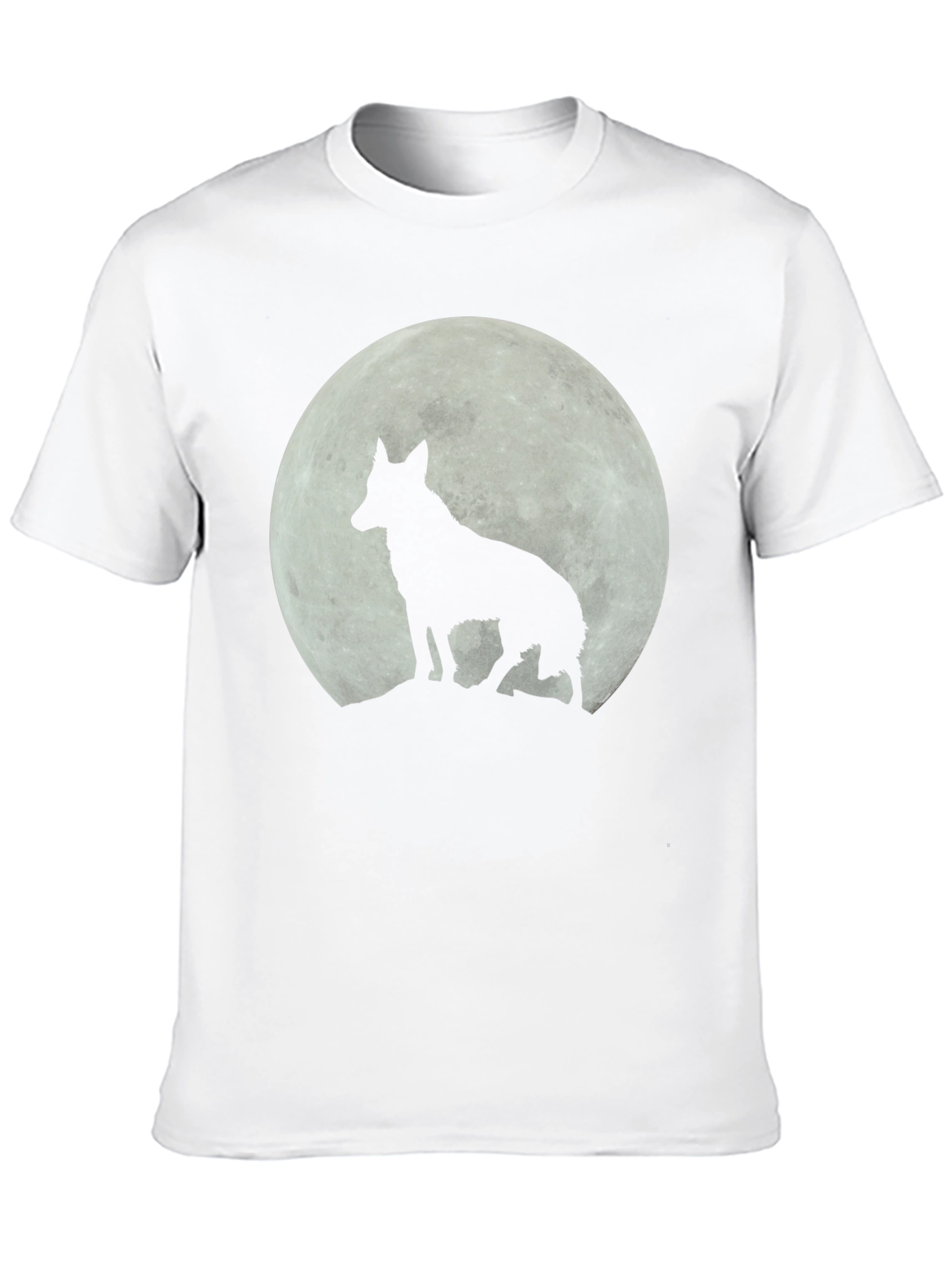 Wolf Moon Graphic T-Shirt - Black
