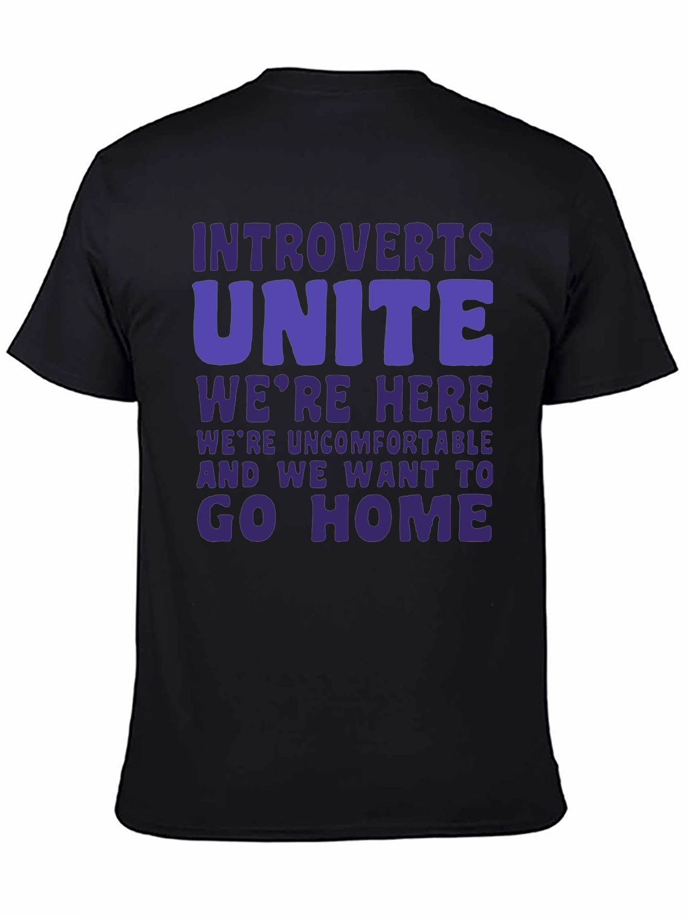 Introvert Unite Funny Graphic T-Shirt