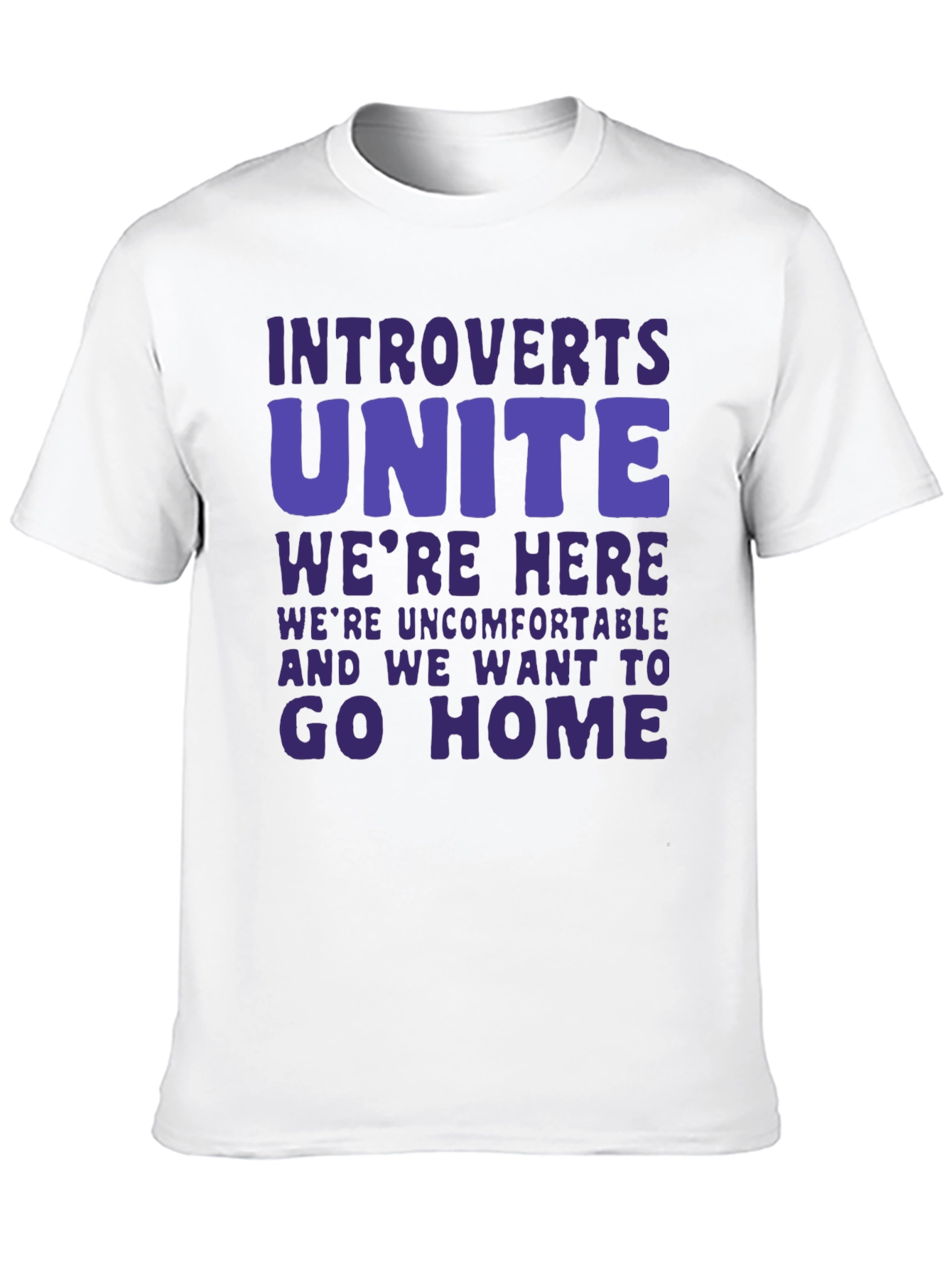 Introvert Unite Funny Graphic T-Shirt