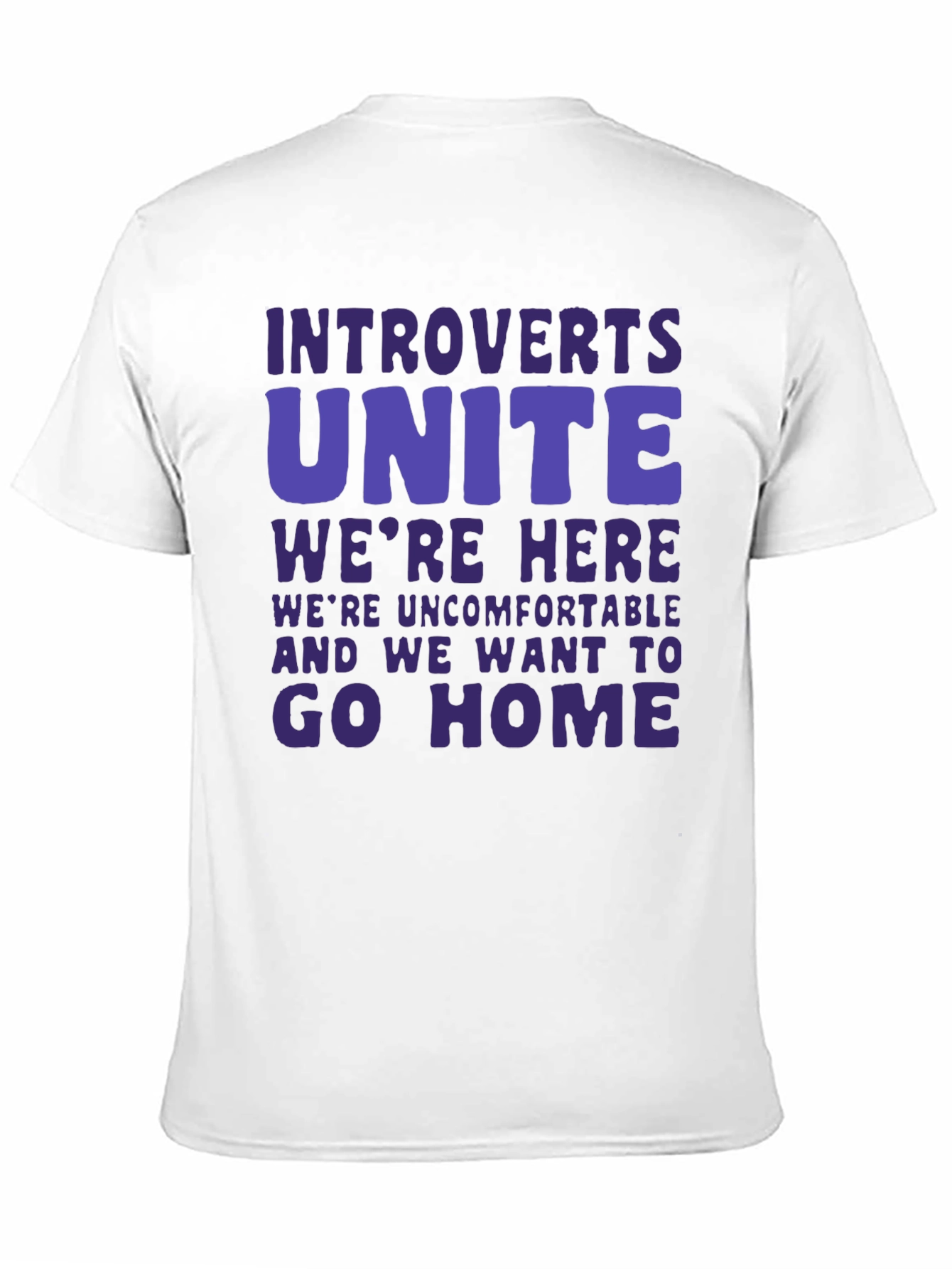 Introvert Unite Funny Graphic T-Shirt