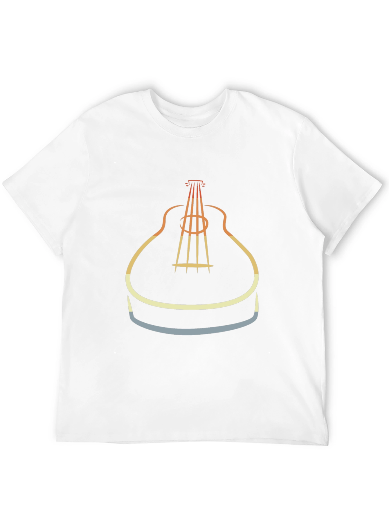 Retro Guitar Graphic Tee - Music Lover T-Shirt