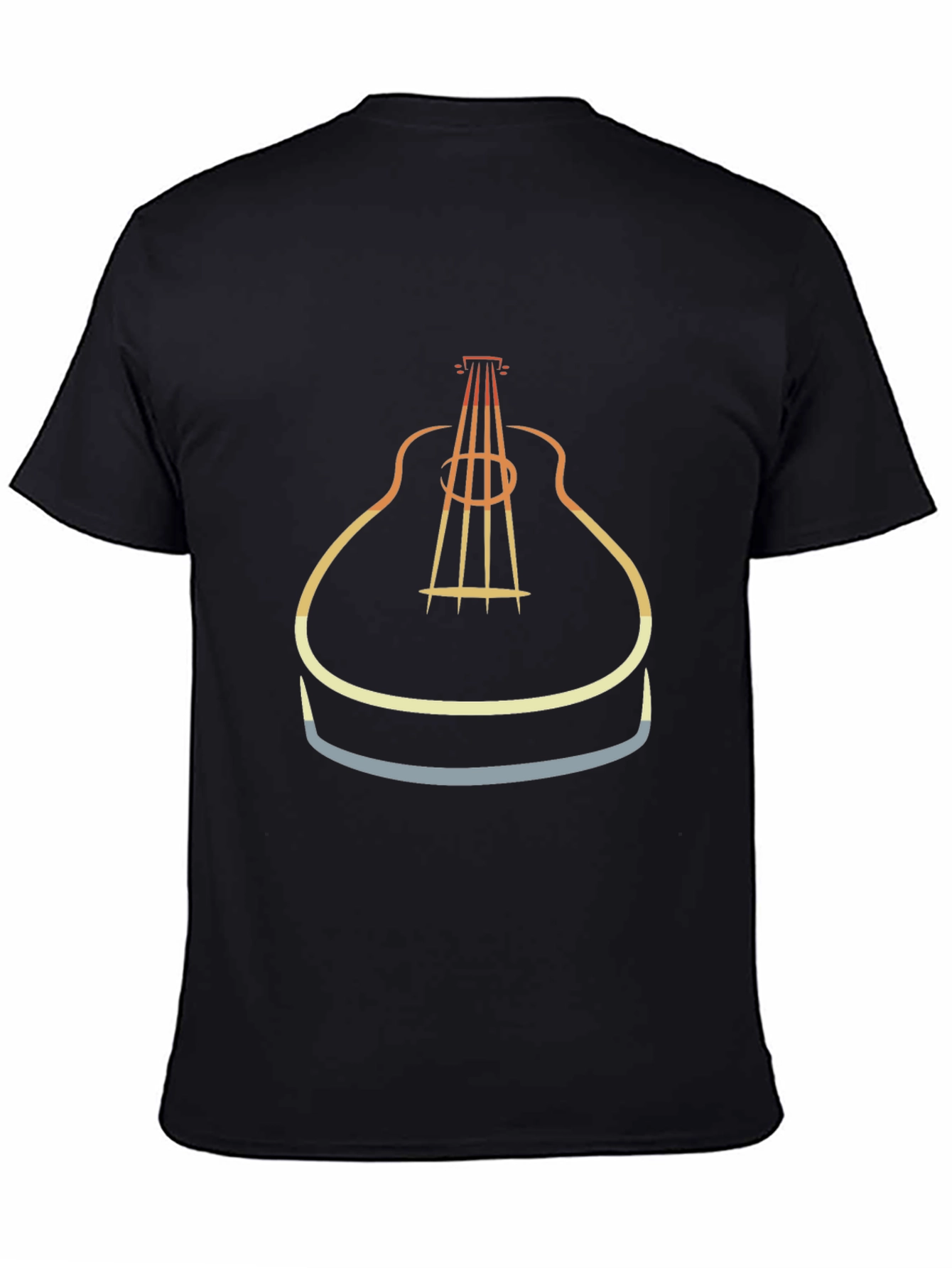 Retro Guitar Graphic Tee - Music Lover T-Shirt