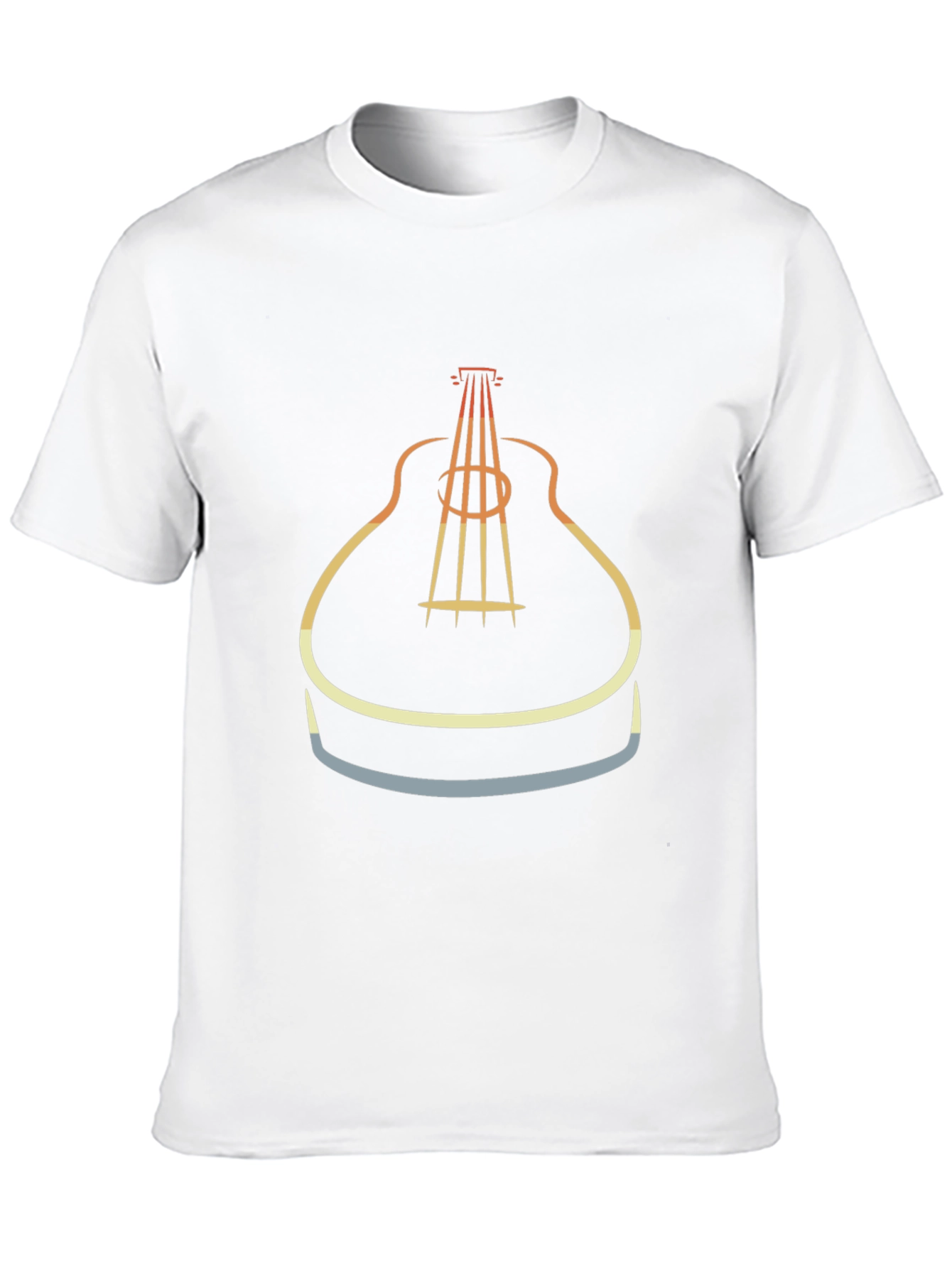 Retro Guitar Graphic Tee - Music Lover T-Shirt