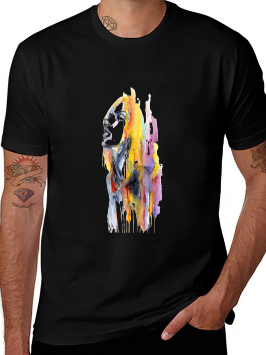 Abstract Woman Graphic T-Shirt - Stylish Unisex Tee