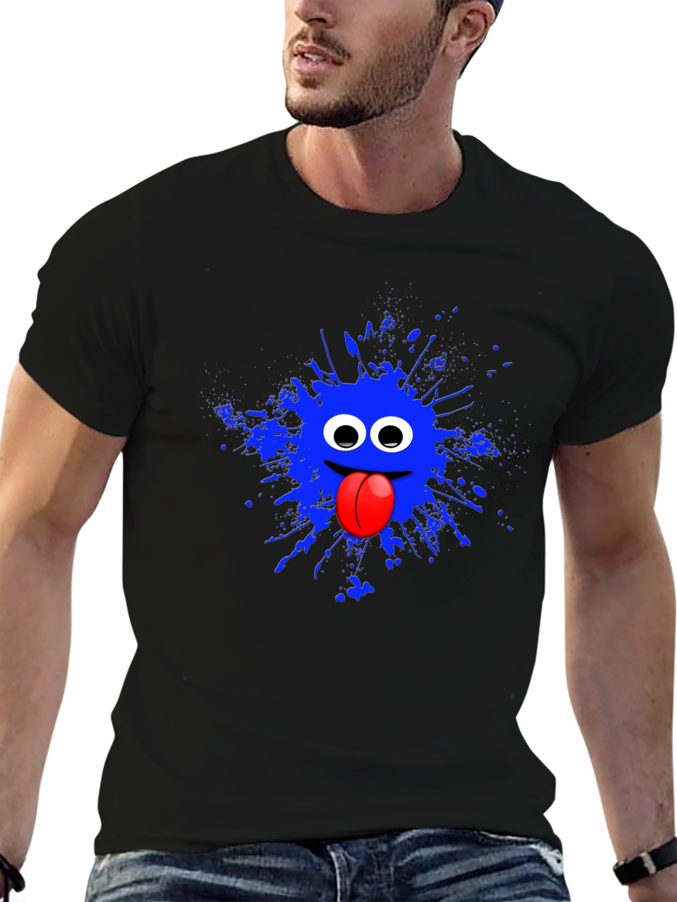 Monster Splatter Graphic Tee - Fun & Unique Design