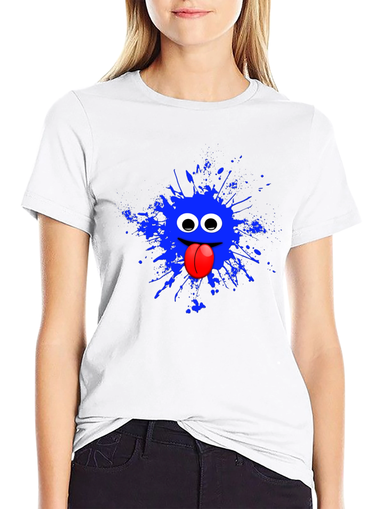 Monster Splatter Graphic Tee - Fun & Unique Design