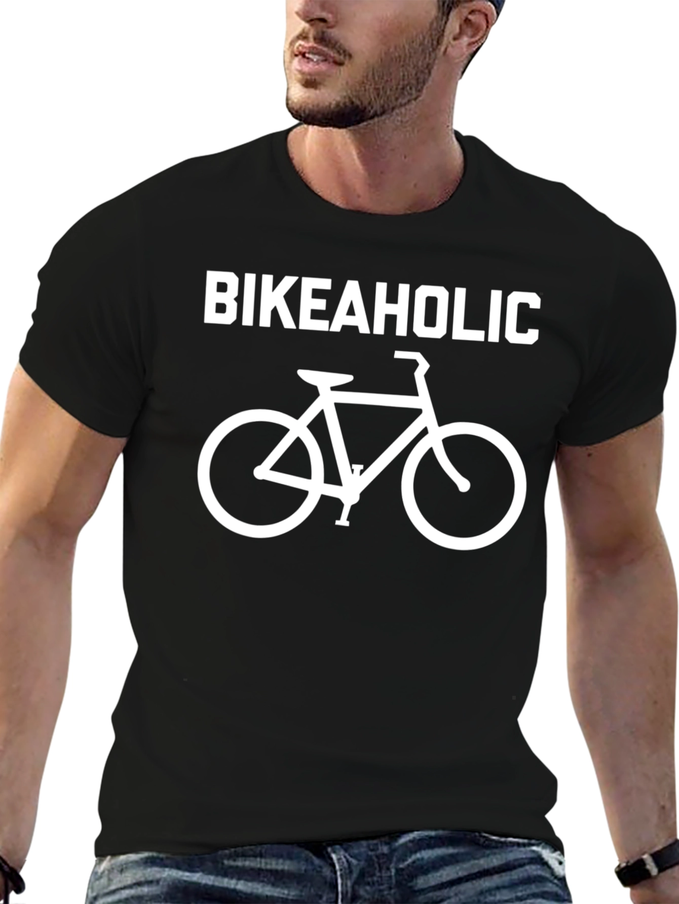 Bikeaholic T-Shirt - Cycling Enthusiast Tee